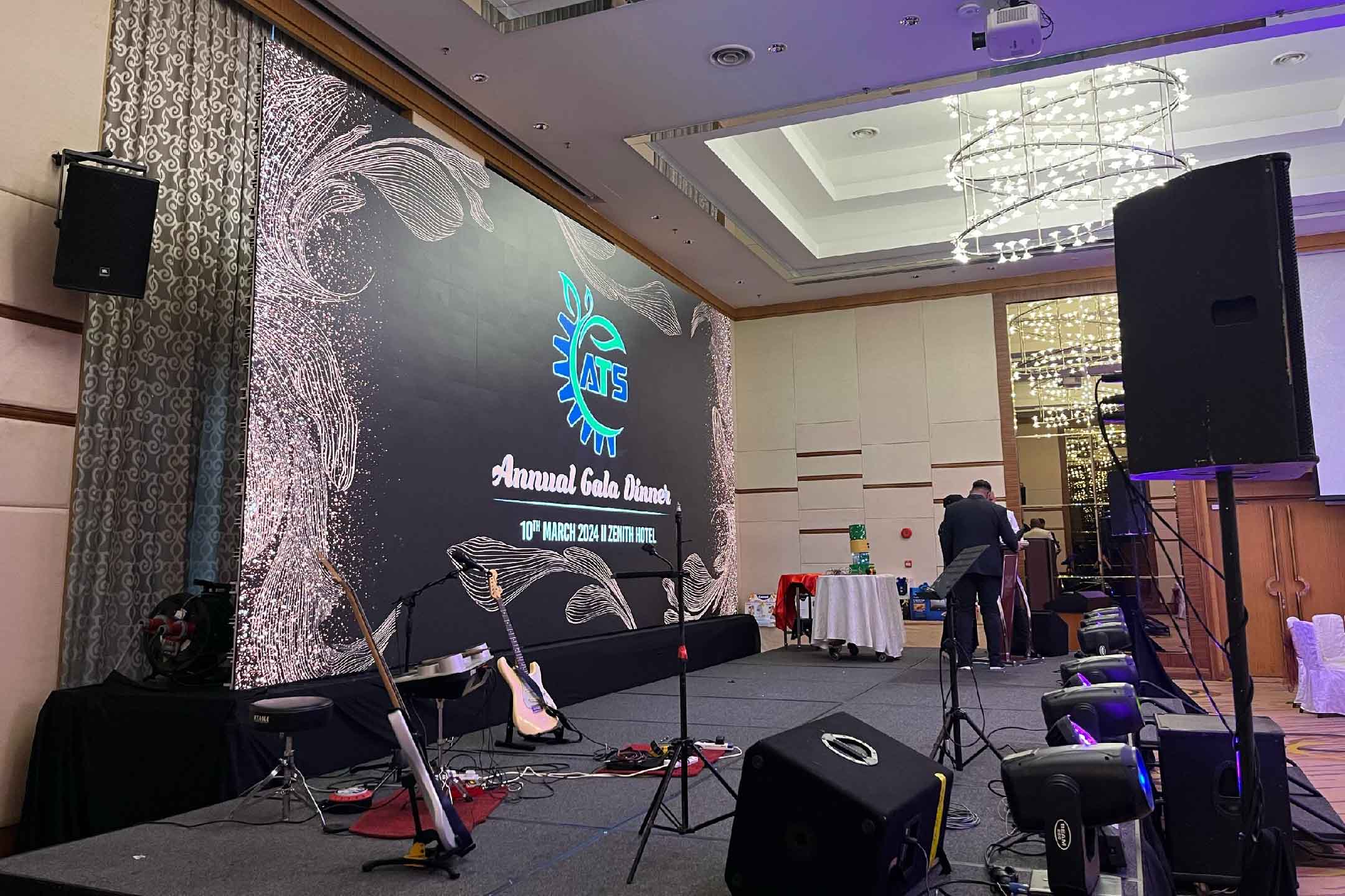 Rental Indoor LED Screen for ATS Annual Gala Dinner at Zenith Hotel Putrajaya