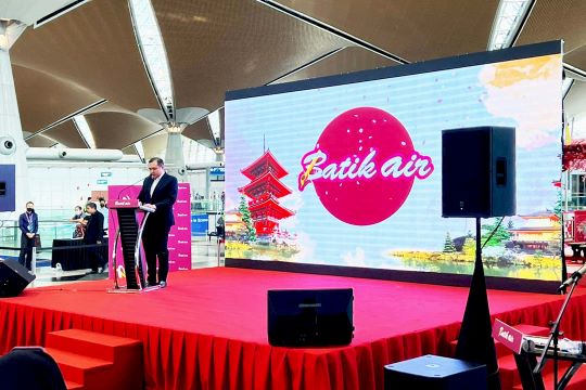 Rental Indoor LED Screen for Batik Air's Announcement of New Routes at Kuala Lumpur International Airport (KLIA)