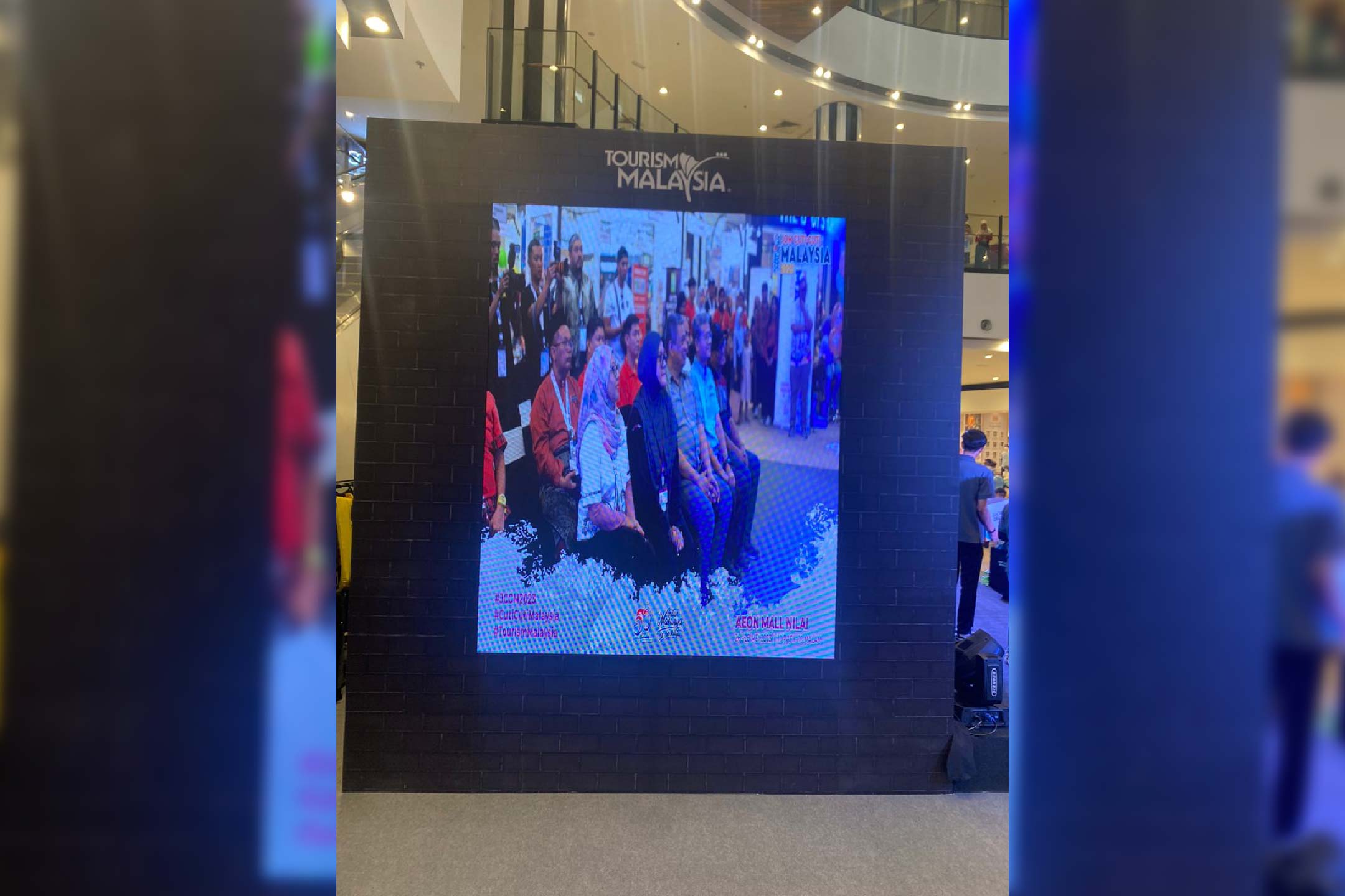 Rental Indoor LED Screen for Jom Cuti-Cuti Malaysia 2023 at AEON MALL Nilai