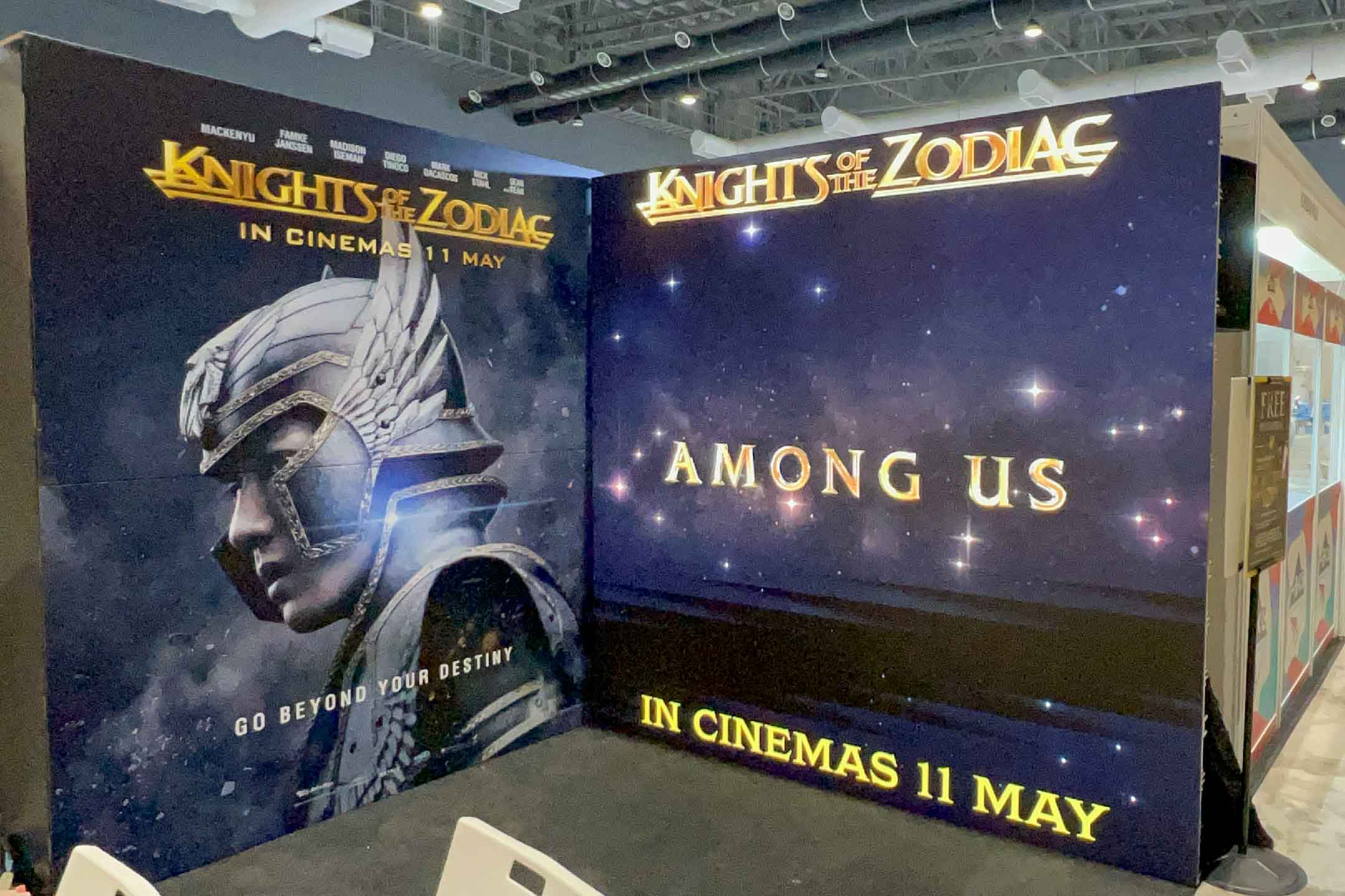 Rental Indoor LED Screen for Knight of Zodiac Movie Launching at Tropicana Gardens Mall