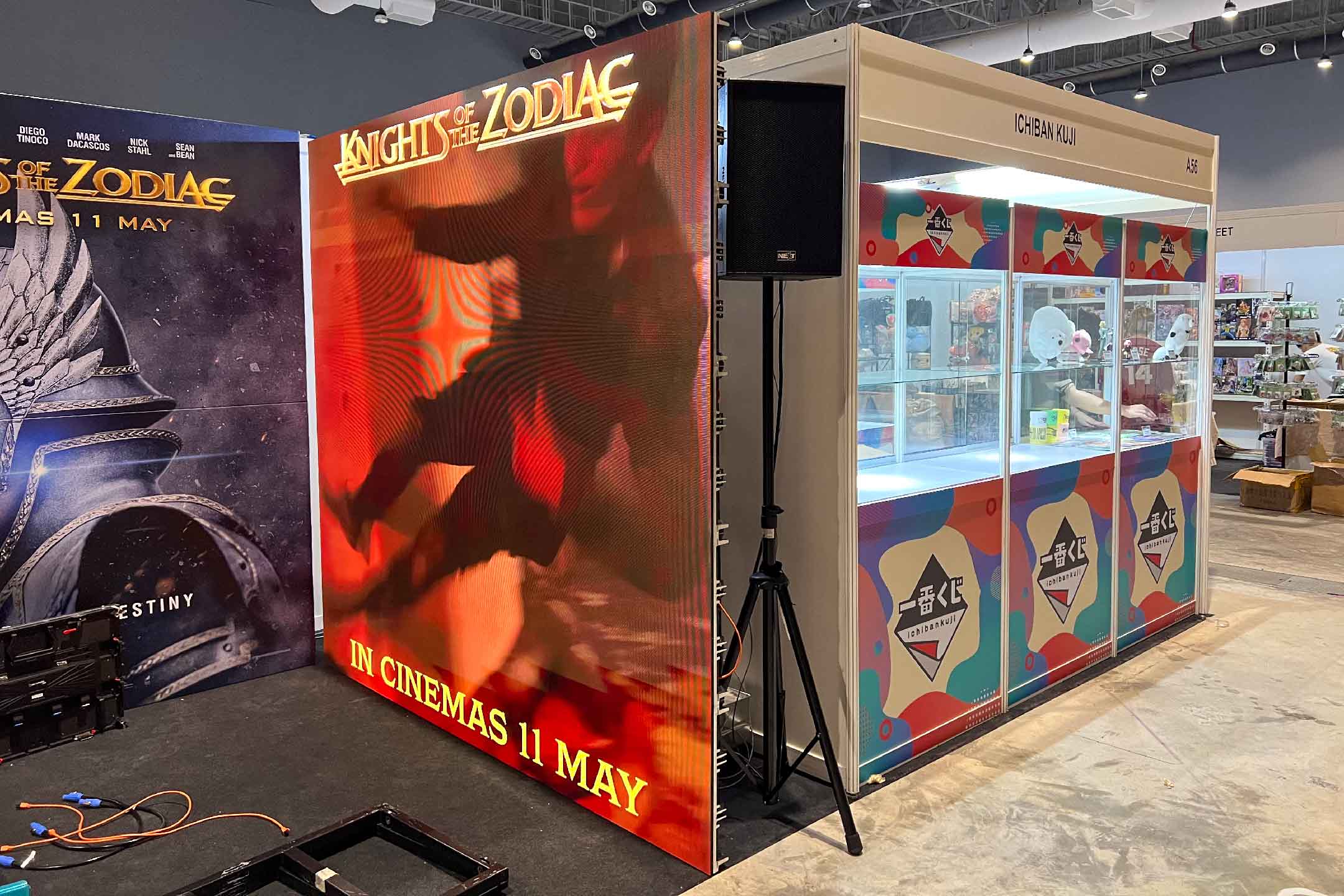 Rental Indoor LED Screen for Knight of Zodiac Movie Launching at Tropicana Gardens Mall