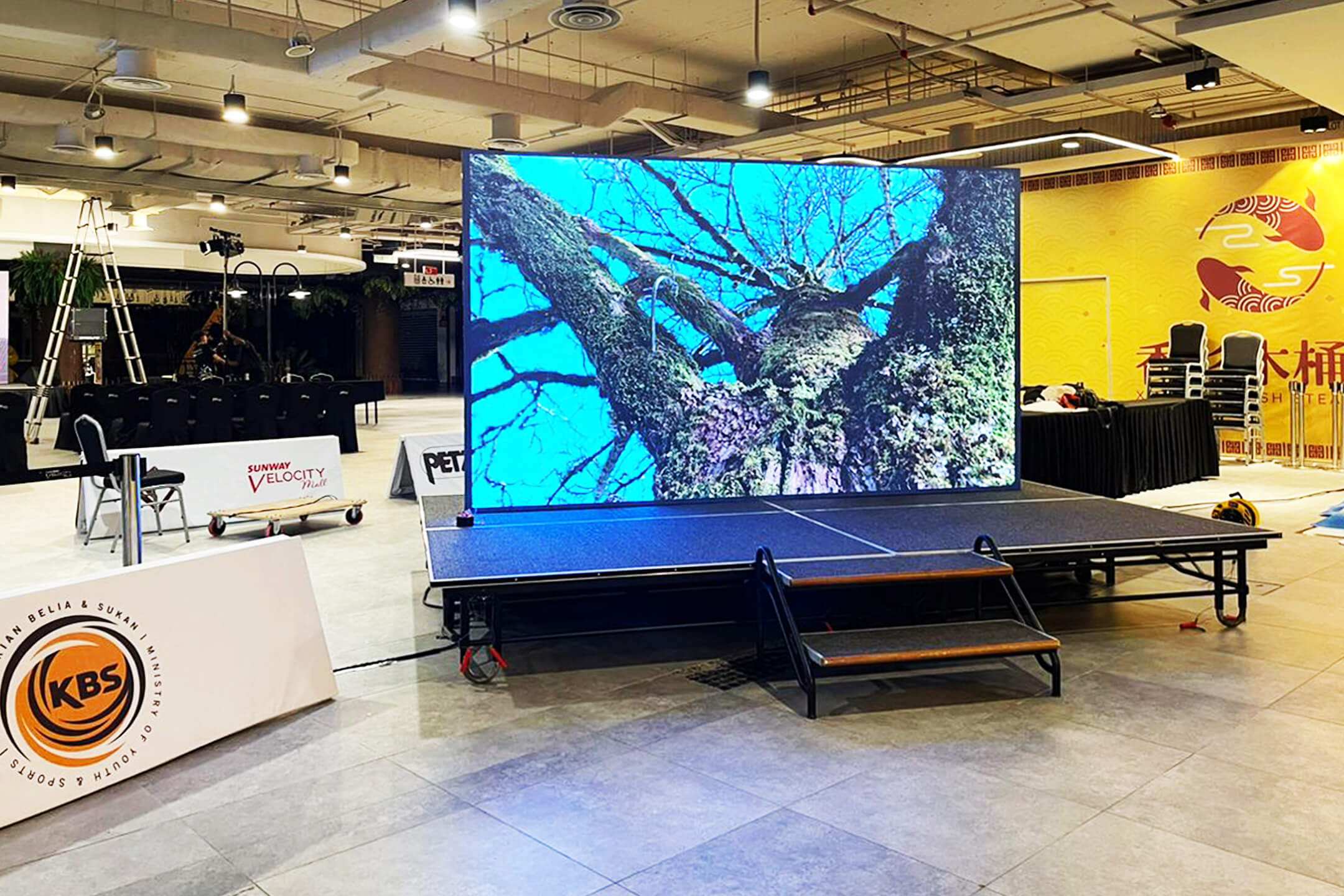 Rental Indoor LED Screen for National Sport Climbing Championship 2022 at Kuala Lumpur