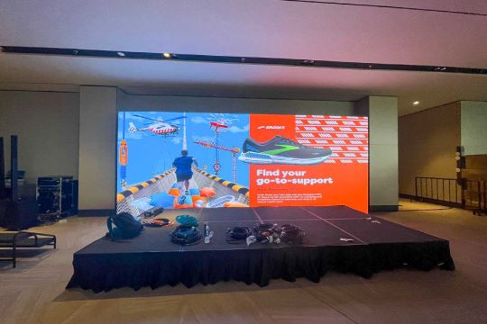 Rental Indoor LED Screen for Sports Paragon New Product Launching at Tropicana Gardens Mall