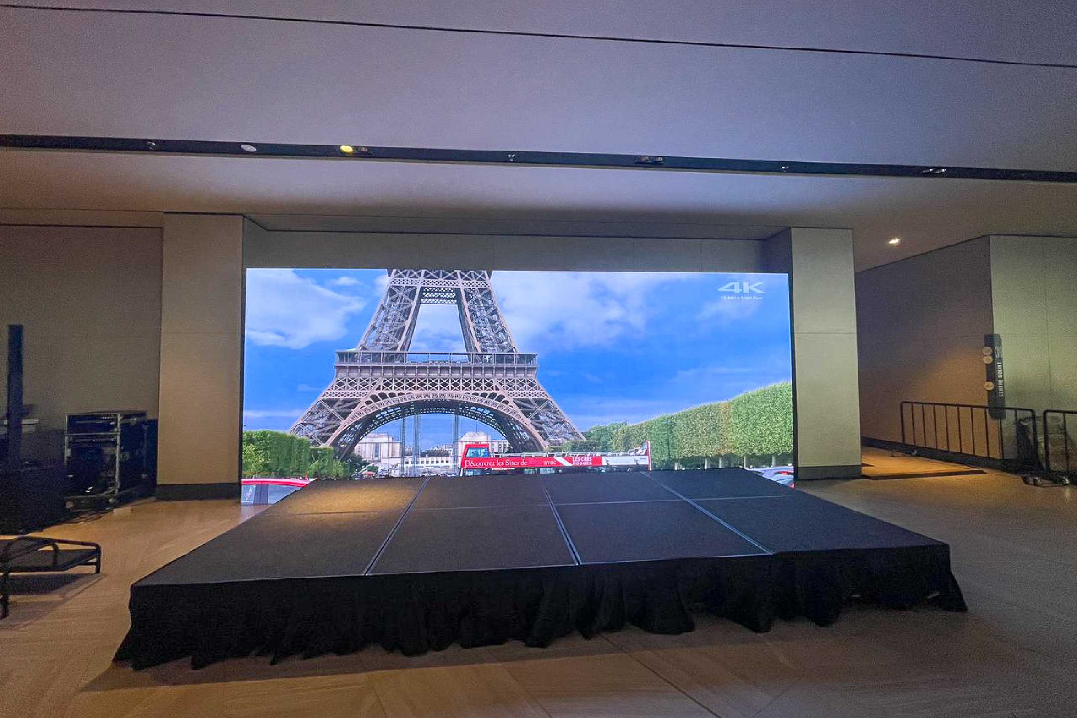 Rental Indoor LED Screen for Sports Paragon New Product Launching at Tropicana Gardens Mall