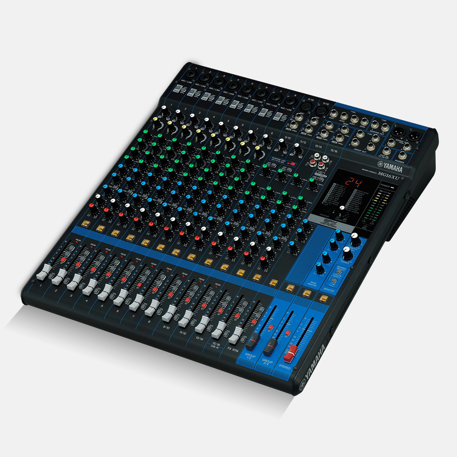 Yamaha MG16XU analog mixer