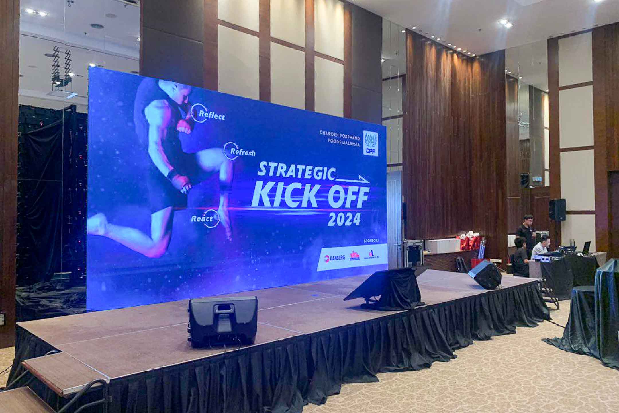 Rental Indoor LED Screen for Strategic kick off 2024 at Avani Sepang Goldcoast Resort