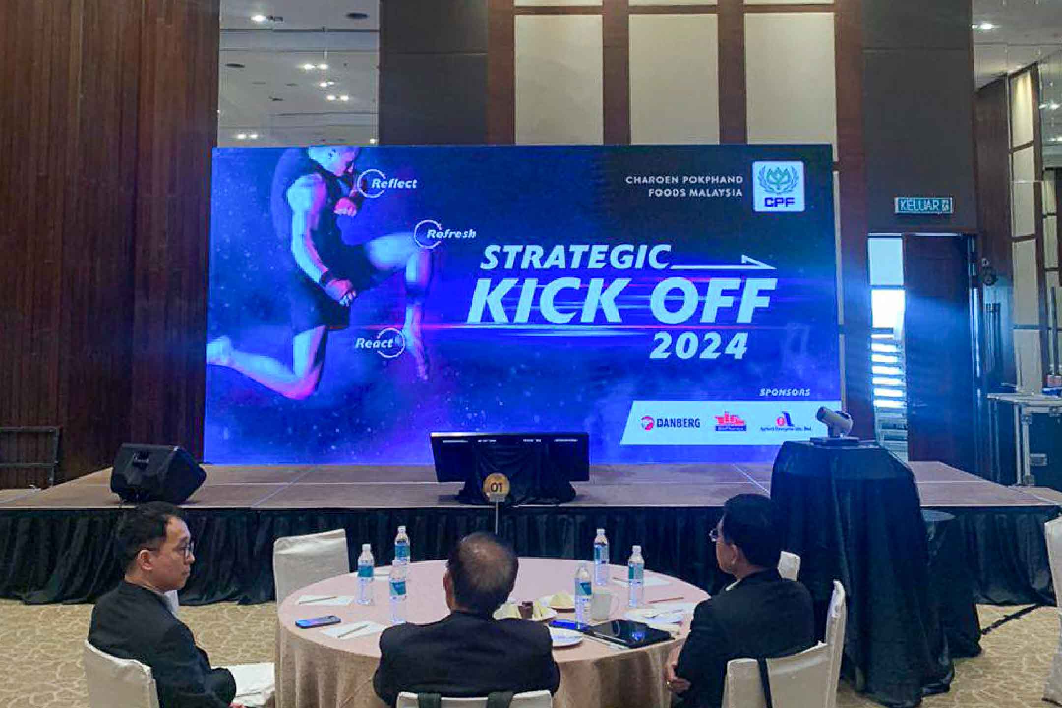 Rental Indoor LED Screen for Strategic kick off 2024 at Avani Sepang Goldcoast Resort