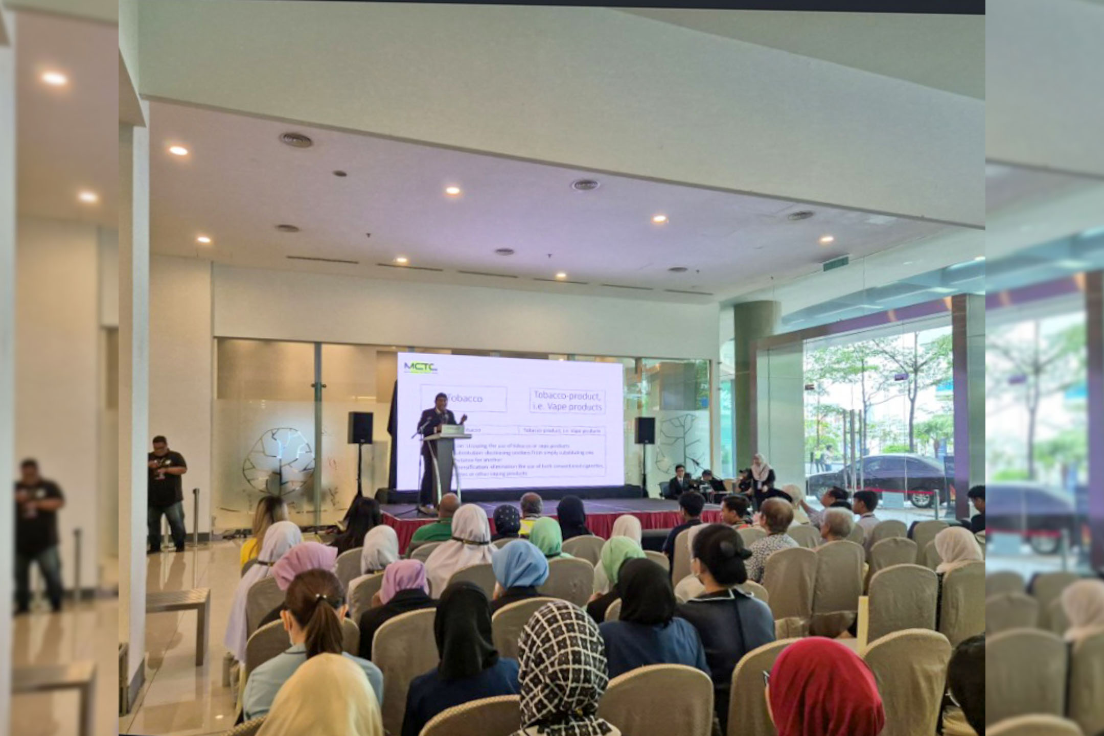 Rental Indoor LED Screen for Cengild G. I. Medical Centre for the Anti-Smoking Campaign at Kuala Lumpur