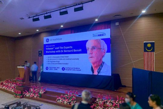 Rental Indoor LED Screen for Product Lunching at Hospital Tunku Azizah at Auditorium Perdana Hospital Tunku Azizah