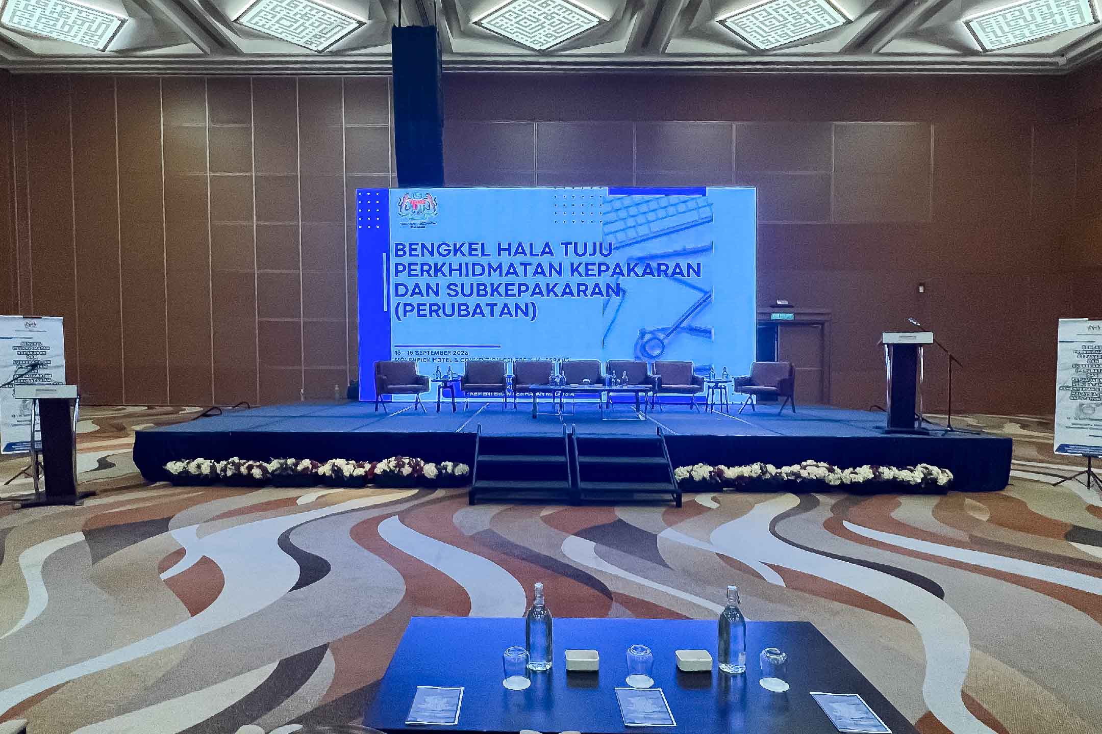 Rental Indoor LED Screen for Bengkel Hala Tuju Perkhidmatan KKM at Movenpick Hotel and Convention Centre KLIA