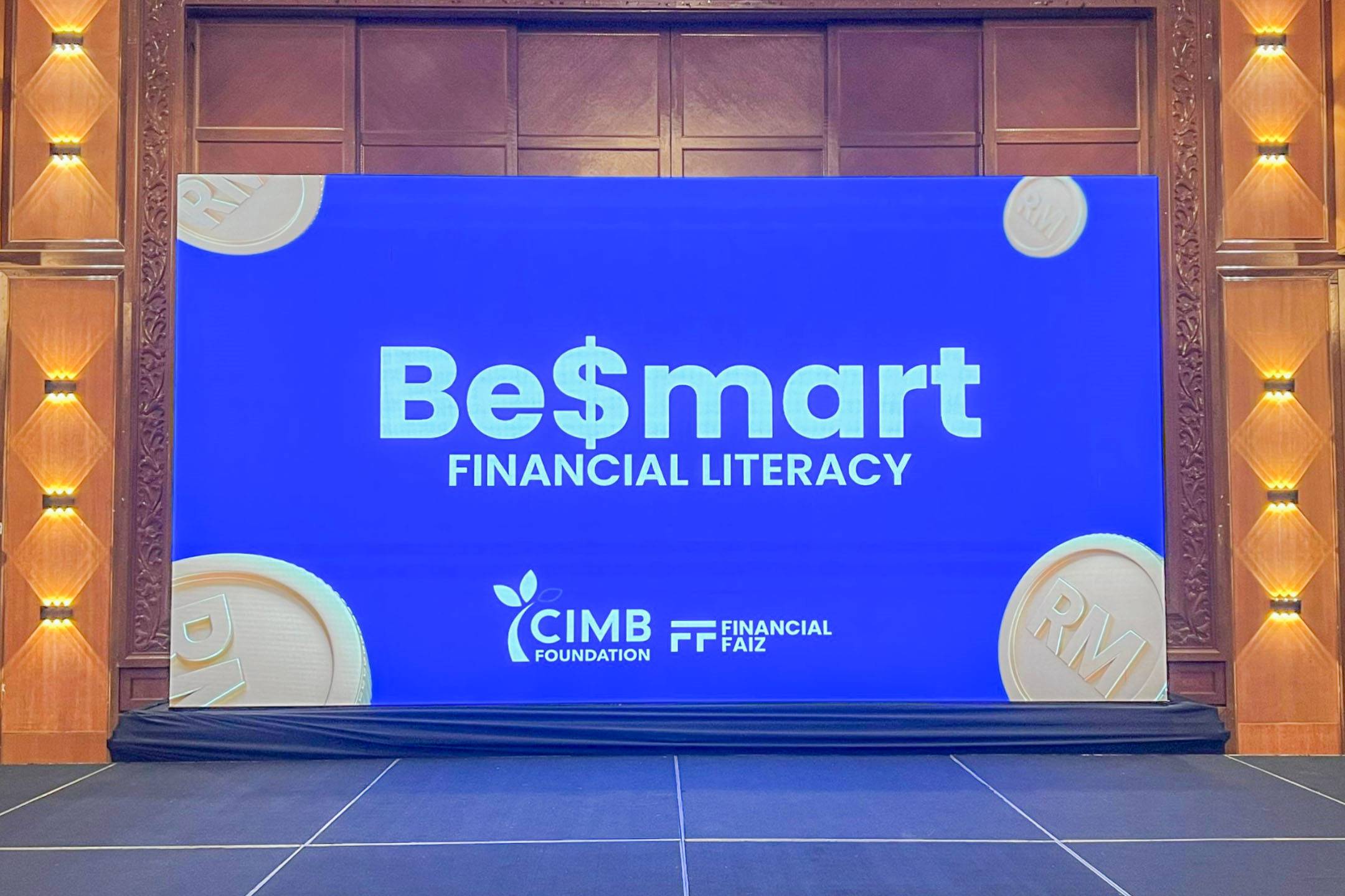 Rental Indoor LED Screen for Be$smart Financial Literacy at Cyberview Resort & Spa