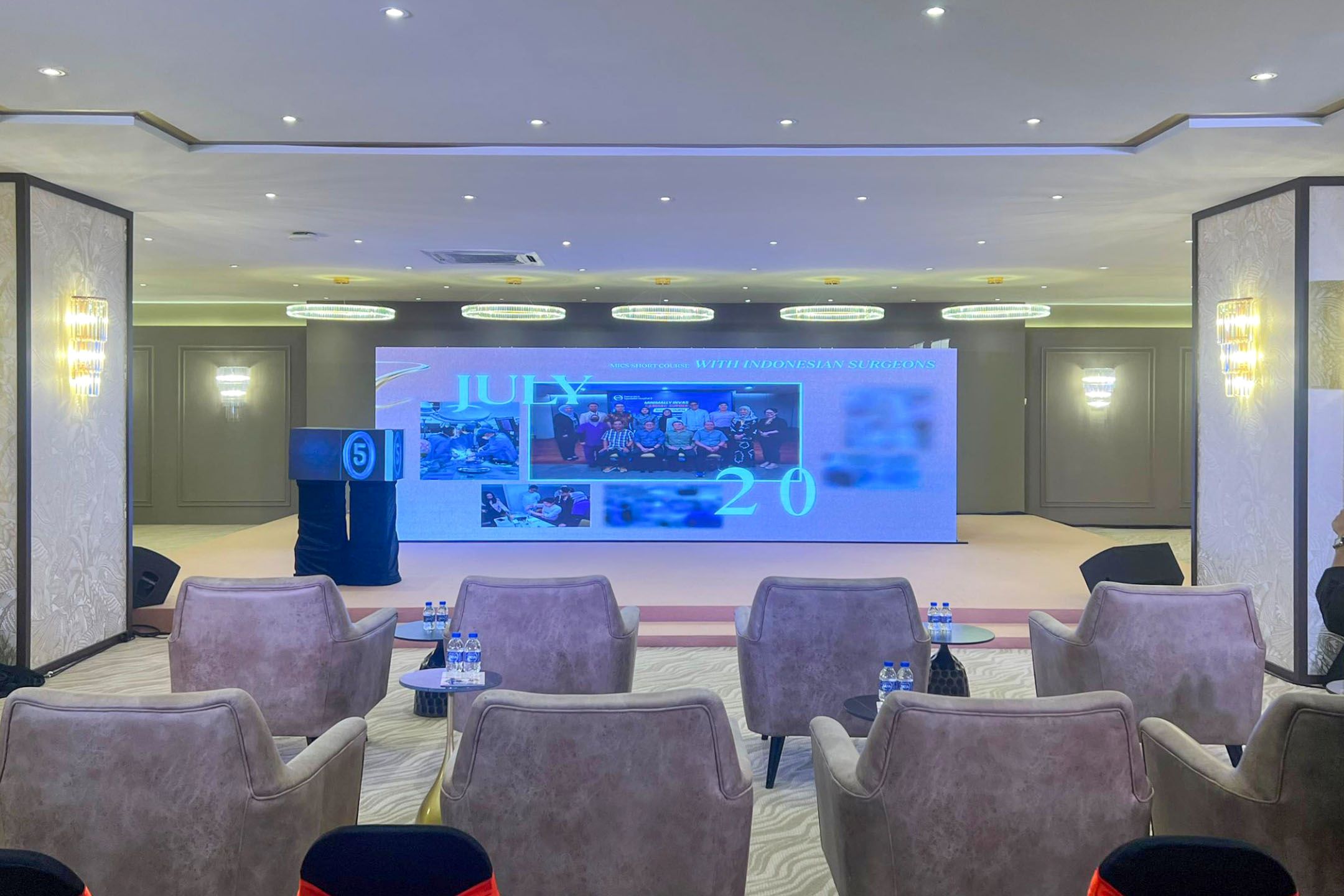 Rental Indoor LED Screen for Damansara Specialist Hospital 2 (DSH2) for the Less Scars, Less Pain campaign at Kuala Lumpur