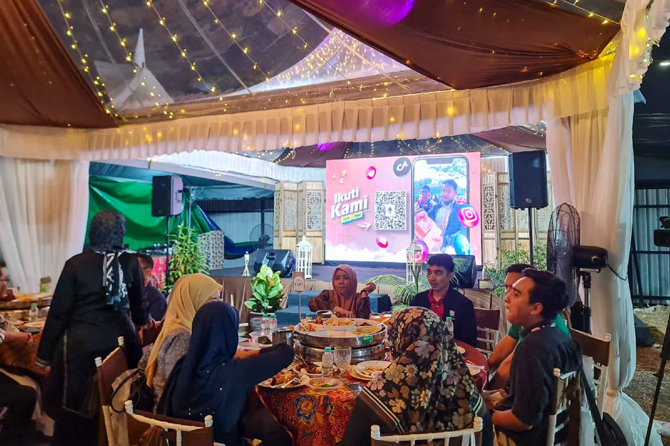 Rental Indoor LED Screen for EHH Food Industry Sdn Bhd at EHH Food Industry Factory