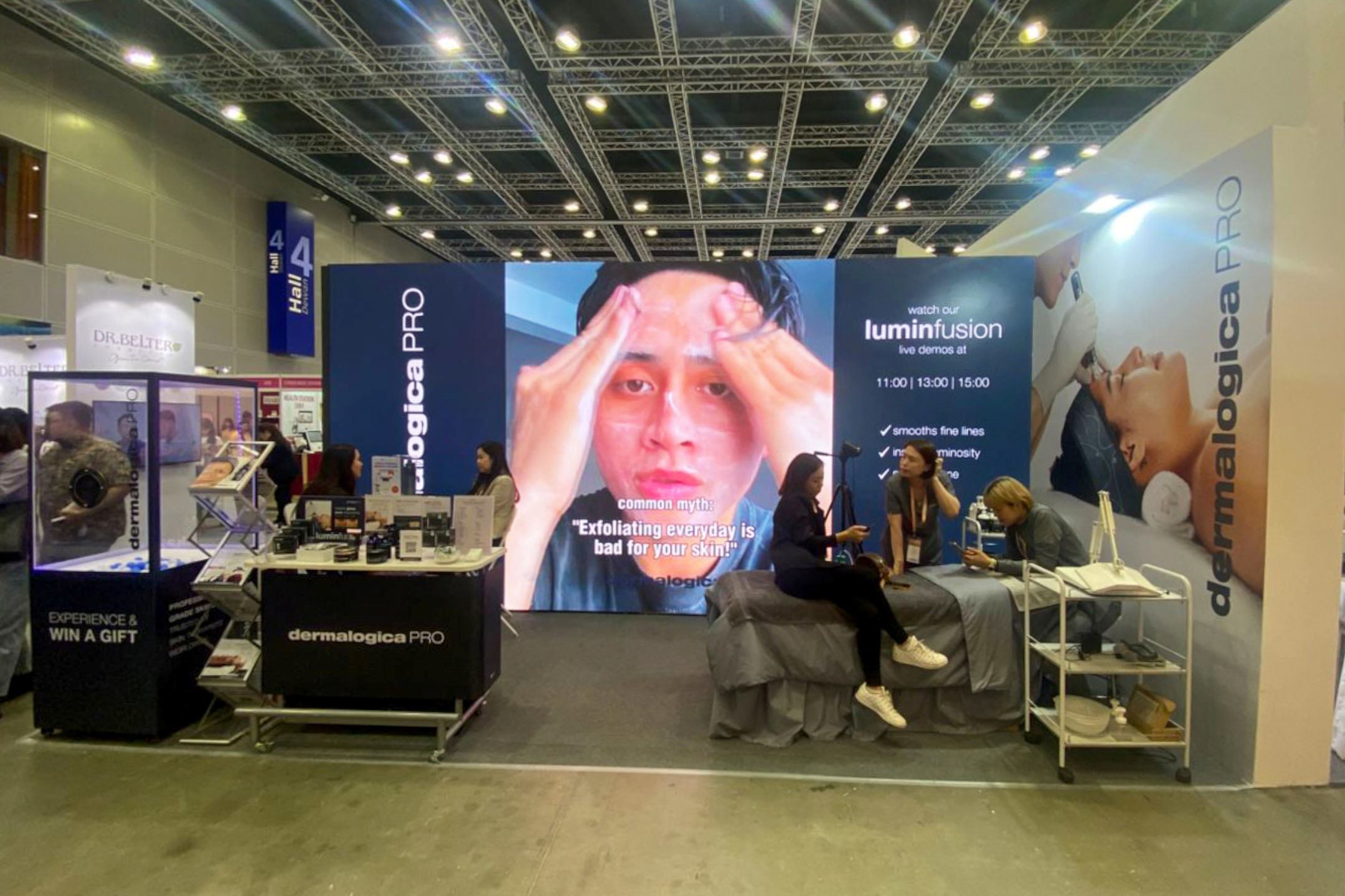 Rental Indoor LED Screen for EIG Dermal Wellness (M) Sdn Bhd for the event beautyexpo & Cosmobeauté Malaysia at Kuala Lumpur Convention Centre (KLCC)