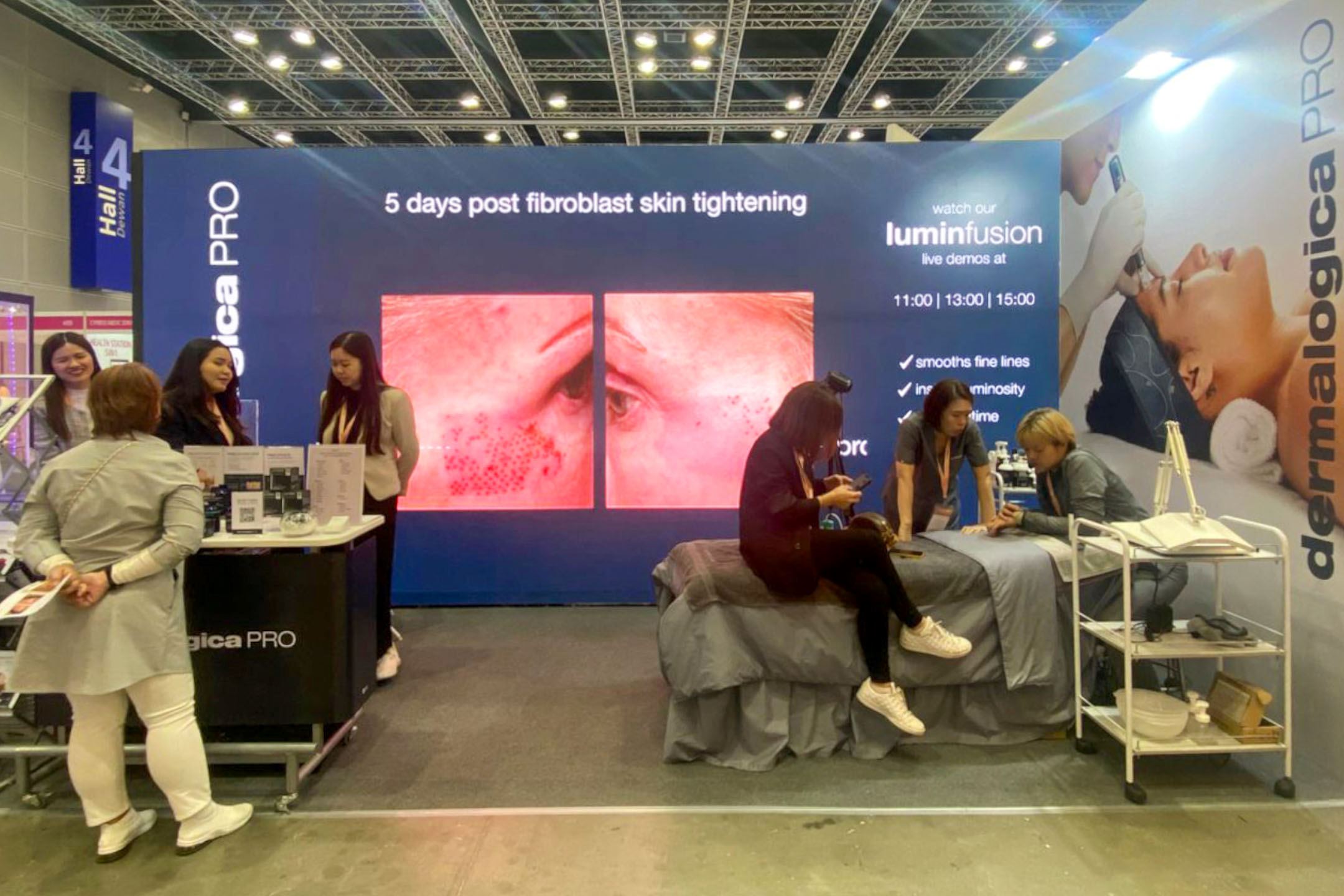 Rental Indoor LED Screen for EIG Dermal Wellness (M) Sdn Bhd for the event beautyexpo & Cosmobeauté Malaysia at Kuala Lumpur Convention Centre (KLCC)