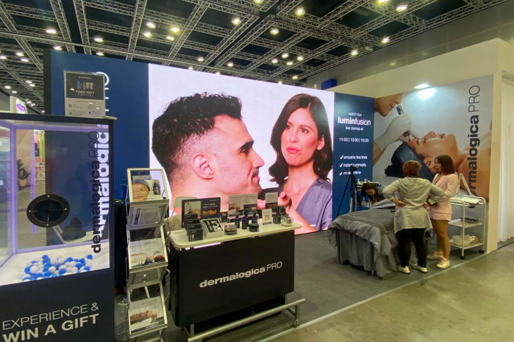 Rental Indoor LED Screen for EIG Dermal Wellness (M) Sdn Bhd for the event beautyexpo & Cosmobeauté Malaysia at Kuala Lumpur Convention Centre (KLCC)