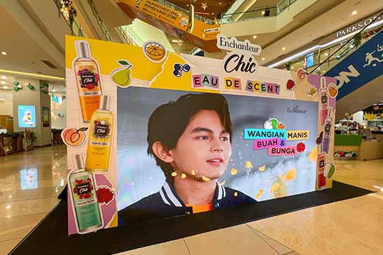 Rental Indoor LED Screen for Enchanteur Chic Eau De Scent (EDS) at IOI City Mall