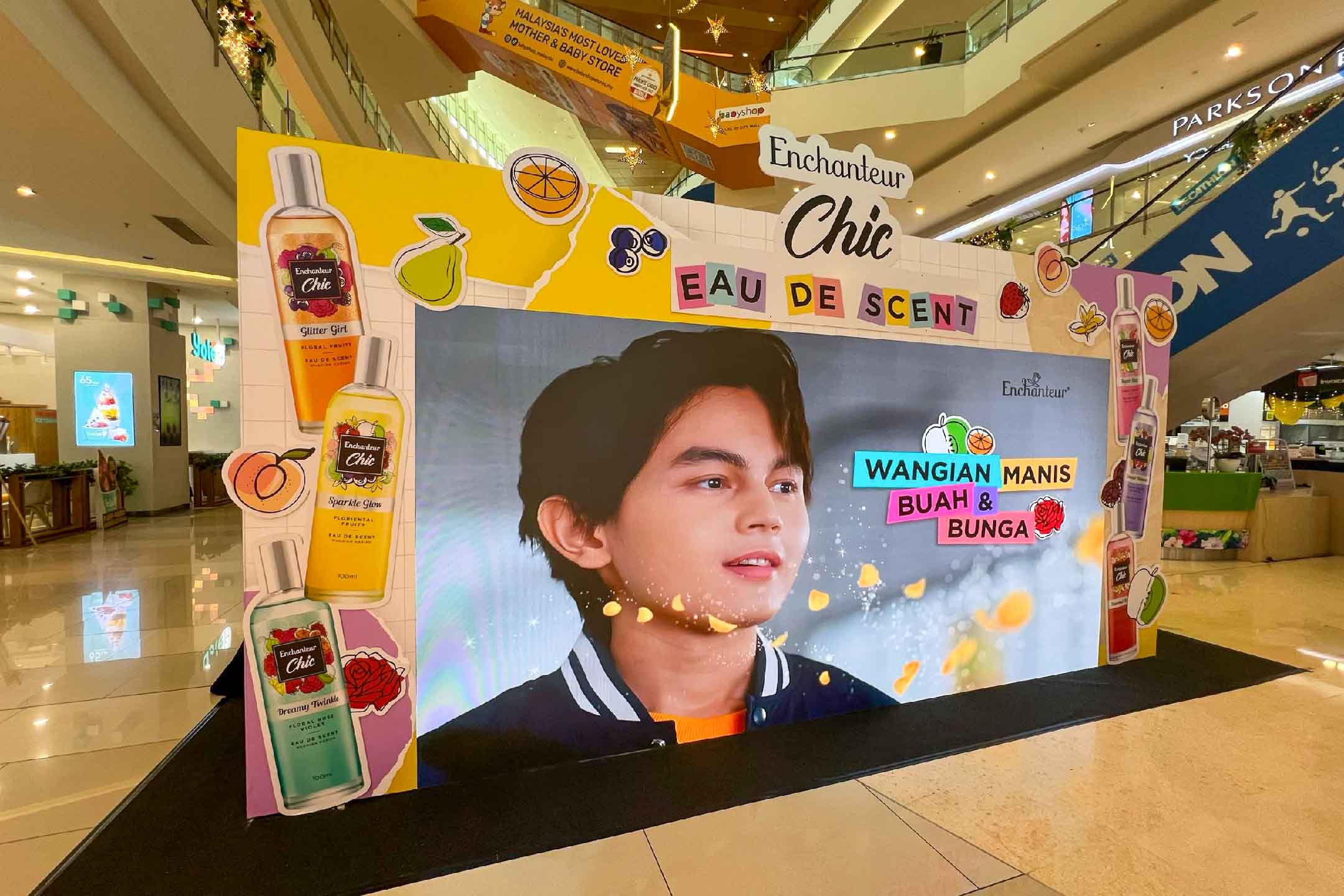 Rental Indoor LED Screen for Enchanteur Chic Eau De Scent (EDS) at IOI City Mall