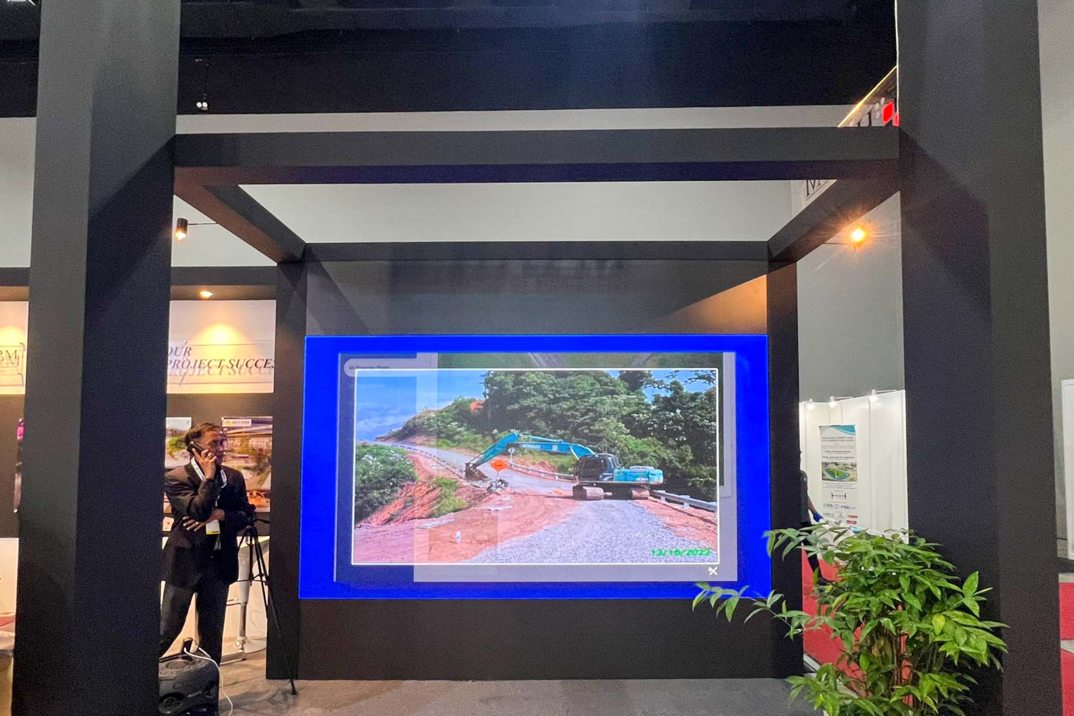 Rental Indoor LED Screen for HAPM Consultants Sdn Bhd for the event BuildXpo Malaysia 2024 at Malaysia International Trade and Exhibition Centre (MITEC)