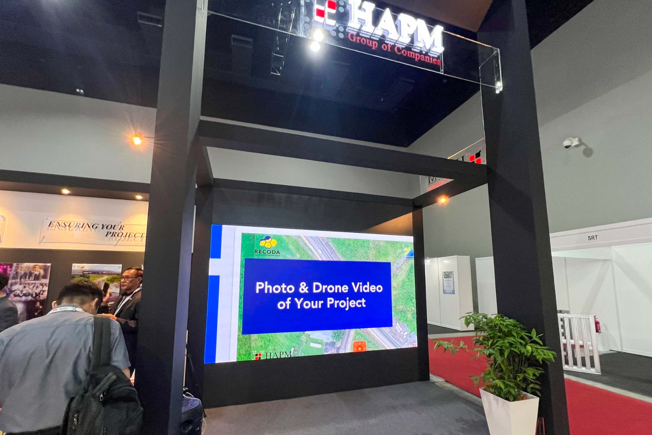 Rental Indoor LED Screen for HAPM Consultants Sdn Bhd for the event BuildXpo Malaysia 2024 at Malaysia International Trade and Exhibition Centre (MITEC)