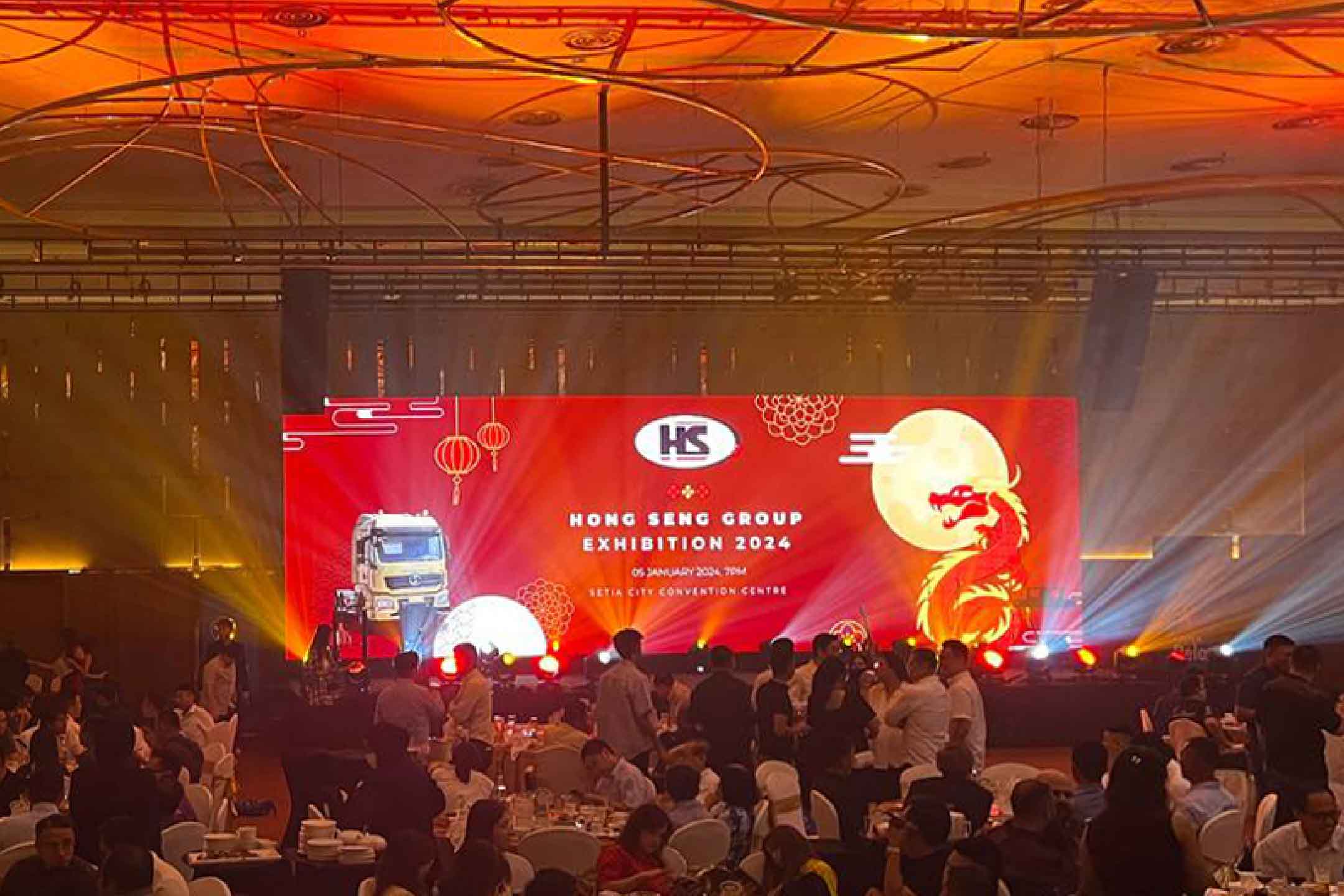 Rental Indoor LED Screen for Hong Seng Group Exhibition 2024 at Setia City Convention Centre