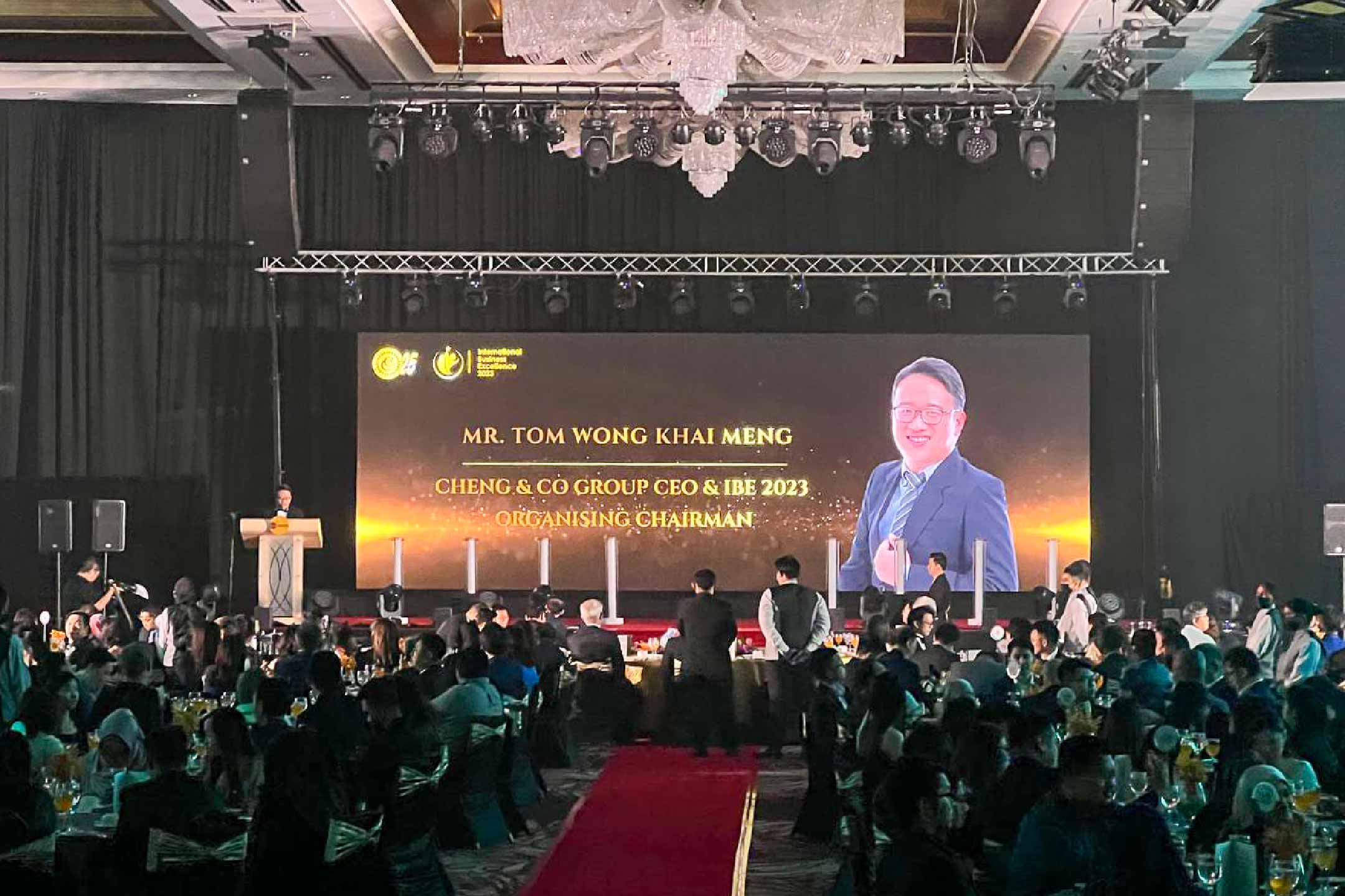 Rental Indoor LED Screen for Cheng & Co's Anniversary Gala Dinner at One World Hotel, Bandar Utama