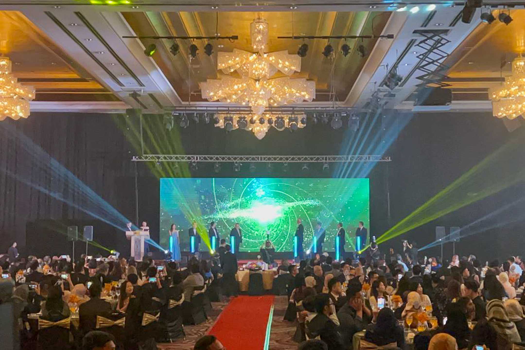 Rental Indoor LED Screen for Cheng & Co's Anniversary Gala Dinner at One World Hotel, Bandar Utama