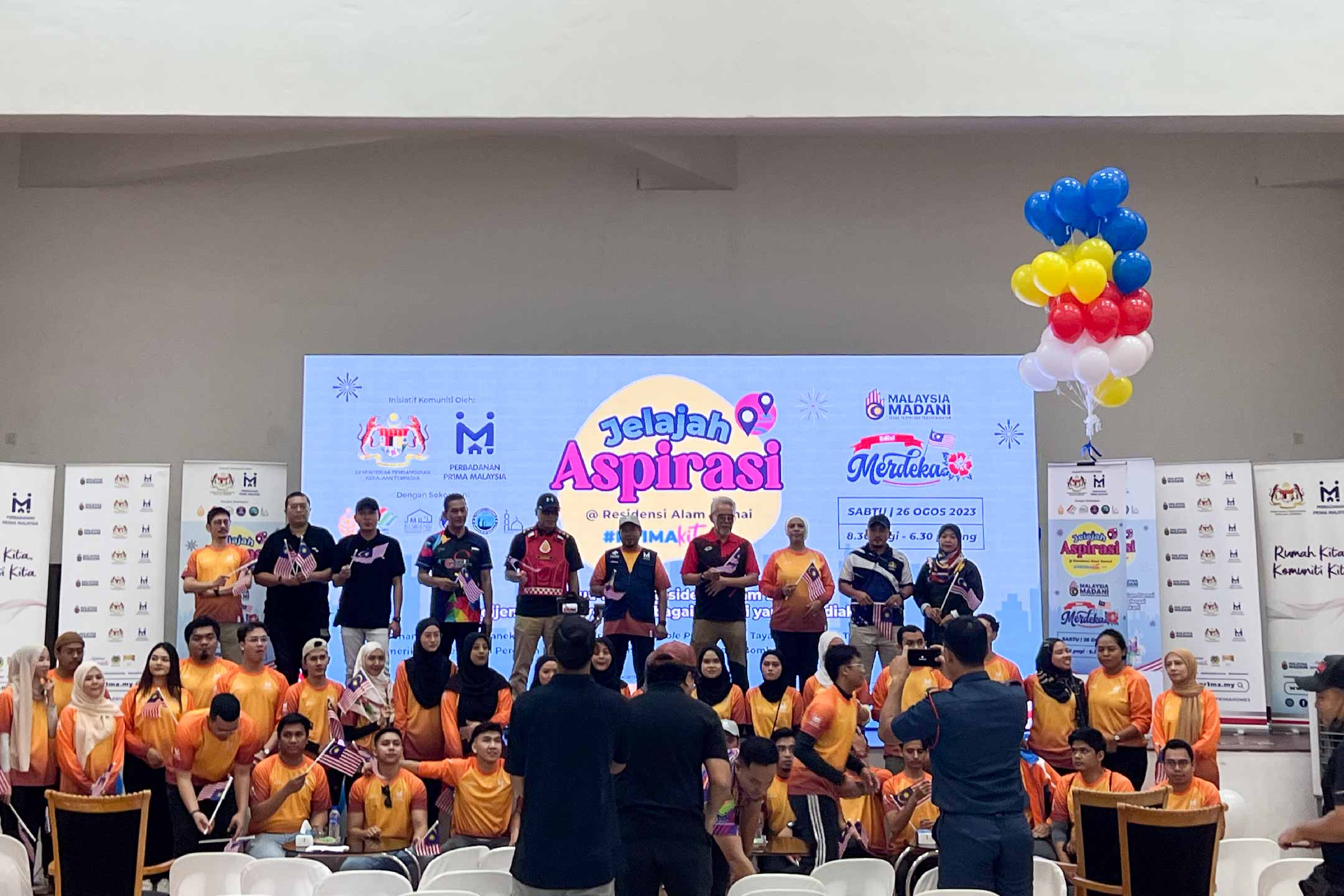 Rental Indoor LED Screen for Jelajah Aspirasi #PR1MAKita (Edisi Merdeka) at Residensi PR1MA Alam Damai