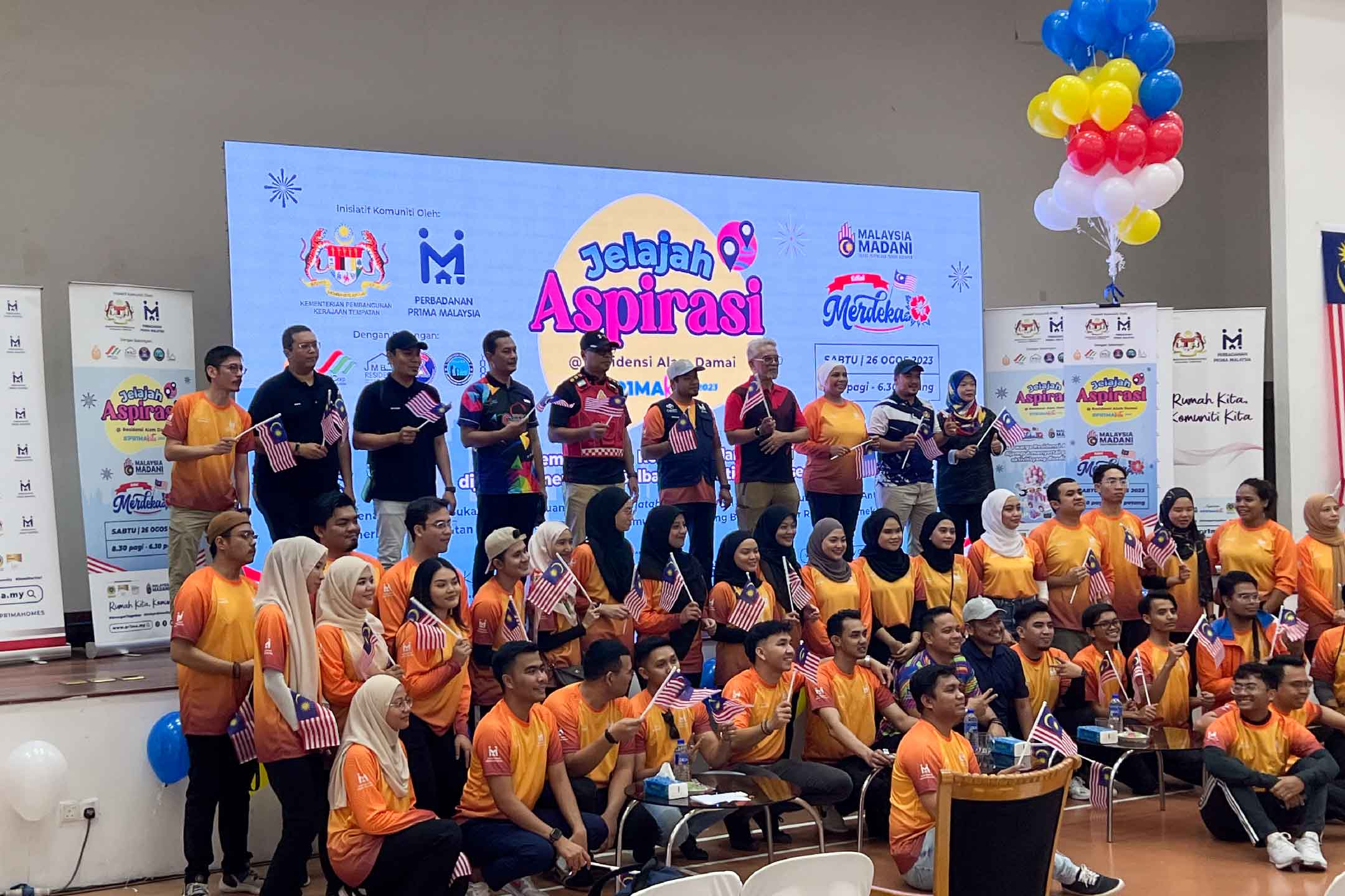 Rental Indoor LED Screen for Jelajah Aspirasi #PR1MAKita (Edisi Merdeka) at Residensi PR1MA Alam Damai