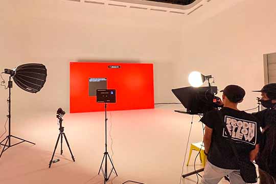 Rental Indoor LED Screen for Jesceon Product Introduction Shootingt at The Raw Studio by Metal Bees