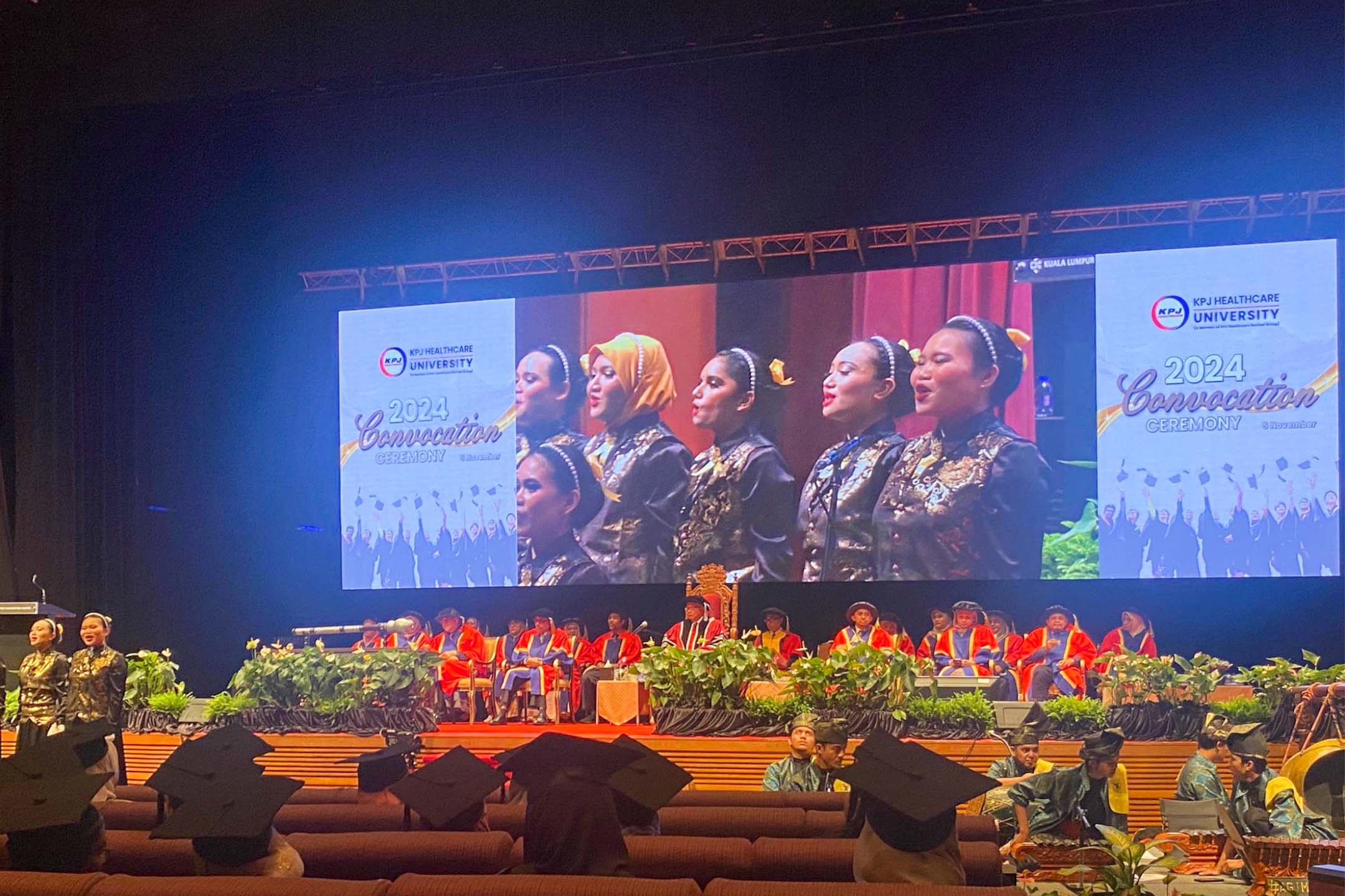 Rental Indoor LED Screen for KPJ Healthcare University (KPJU) for the Convocation Ceremony 2024 at Plenary Hall, KLCC