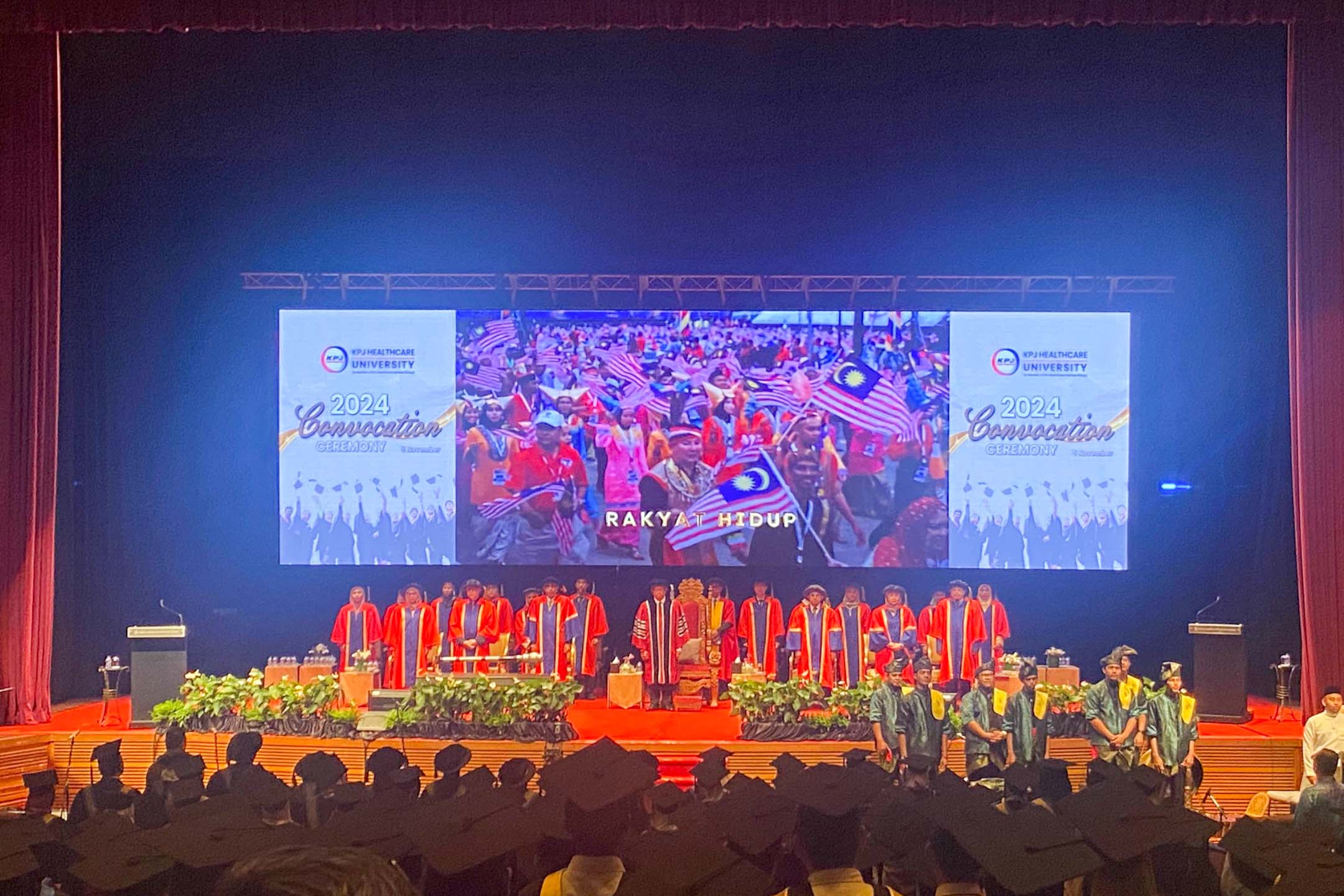 Rental Indoor LED Screen for KPJ Healthcare University (KPJU) for the Convocation Ceremony 2024 at Plenary Hall, KLCC