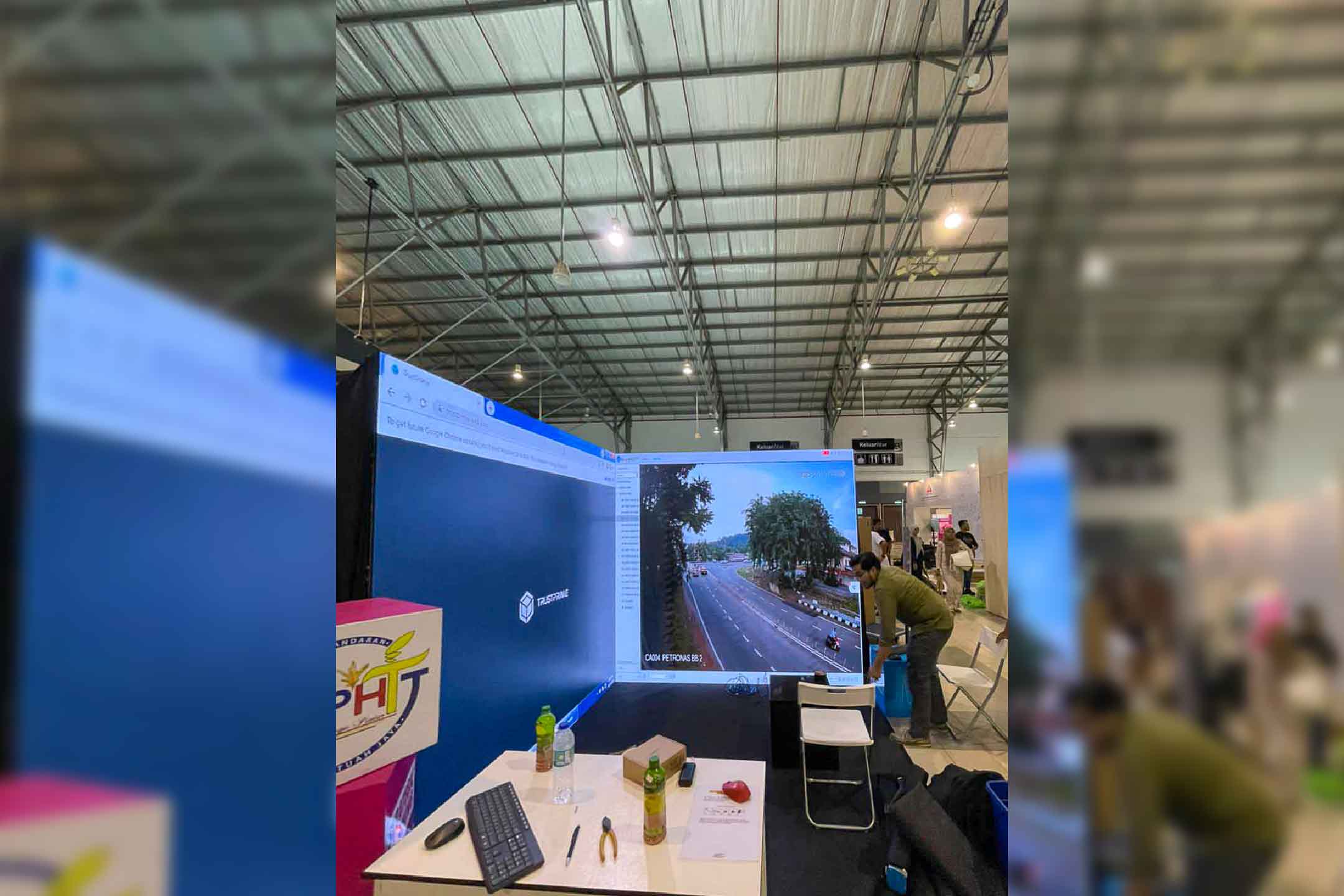 Rental Indoor LED Screen for Kiwitech Sdn bhd at MITC, Melaka