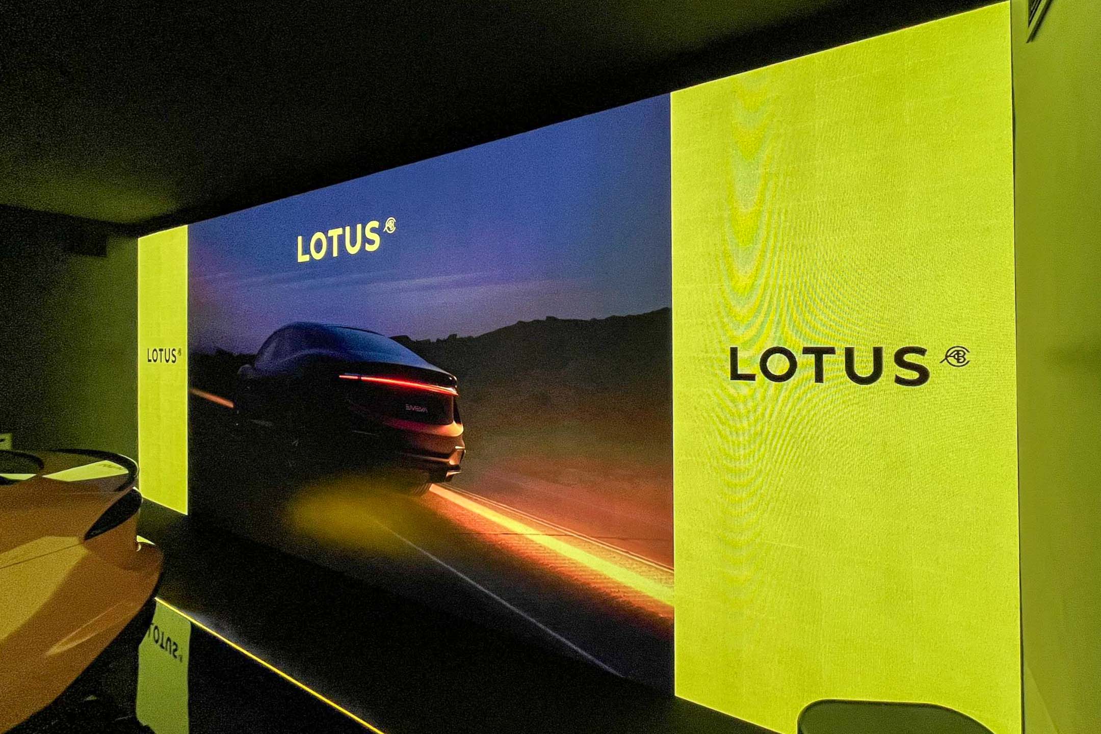 Rental Indoor LED Screen for Lotus Car Malaysia for the event Lotus Emeya Soft Launch Promotion at Pavilion Kuala Lumpur