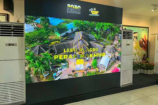 Rental Indoor LED Screen for MARDI Kuala Kangsar for the event MAHA 2024 at MAEPS, Serdang