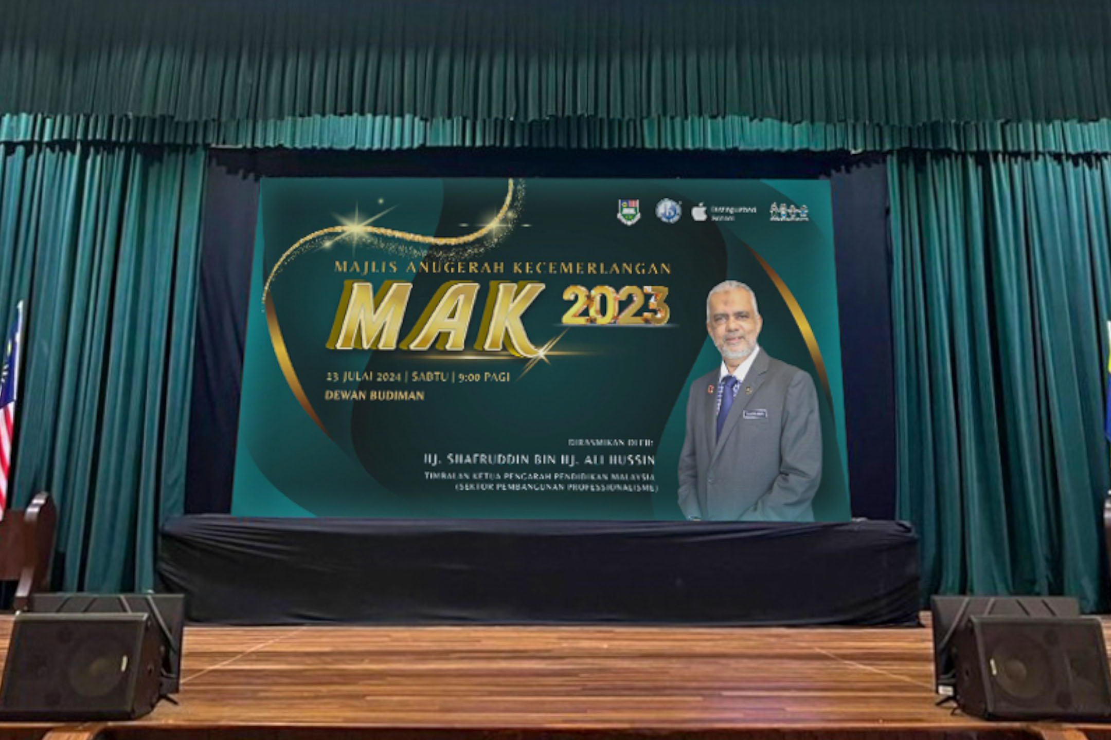 Rental Indoor LED Screen for Kolej Tunku Kurshiah for the Majlis Anugerah Kecemerlangan (MAK) 2023 at Bandar Baru Enstek, Negeri Sembilan