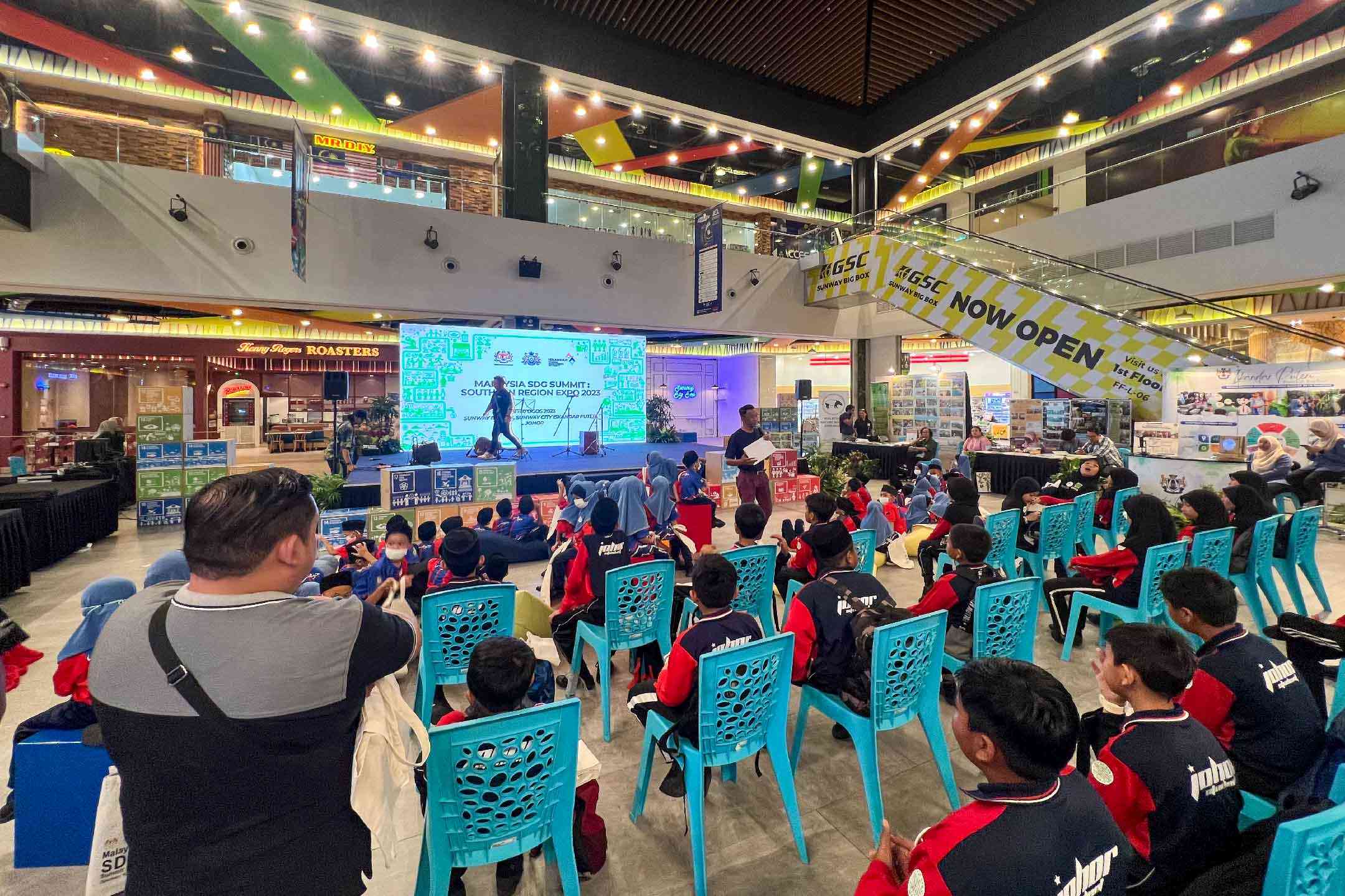 Rental Indoor LED Screen for Malaysia SDG Summit: Southern Region Expo 2023 at Sunway Big Box, Sunway City Iskandar Puteri, Johor