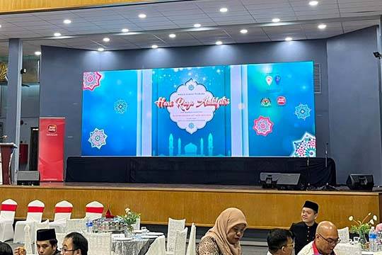 Rental Indoor LED Screen for Malaysian AIDS Foundation at Kompleks Sukan Bandar Tun Razak