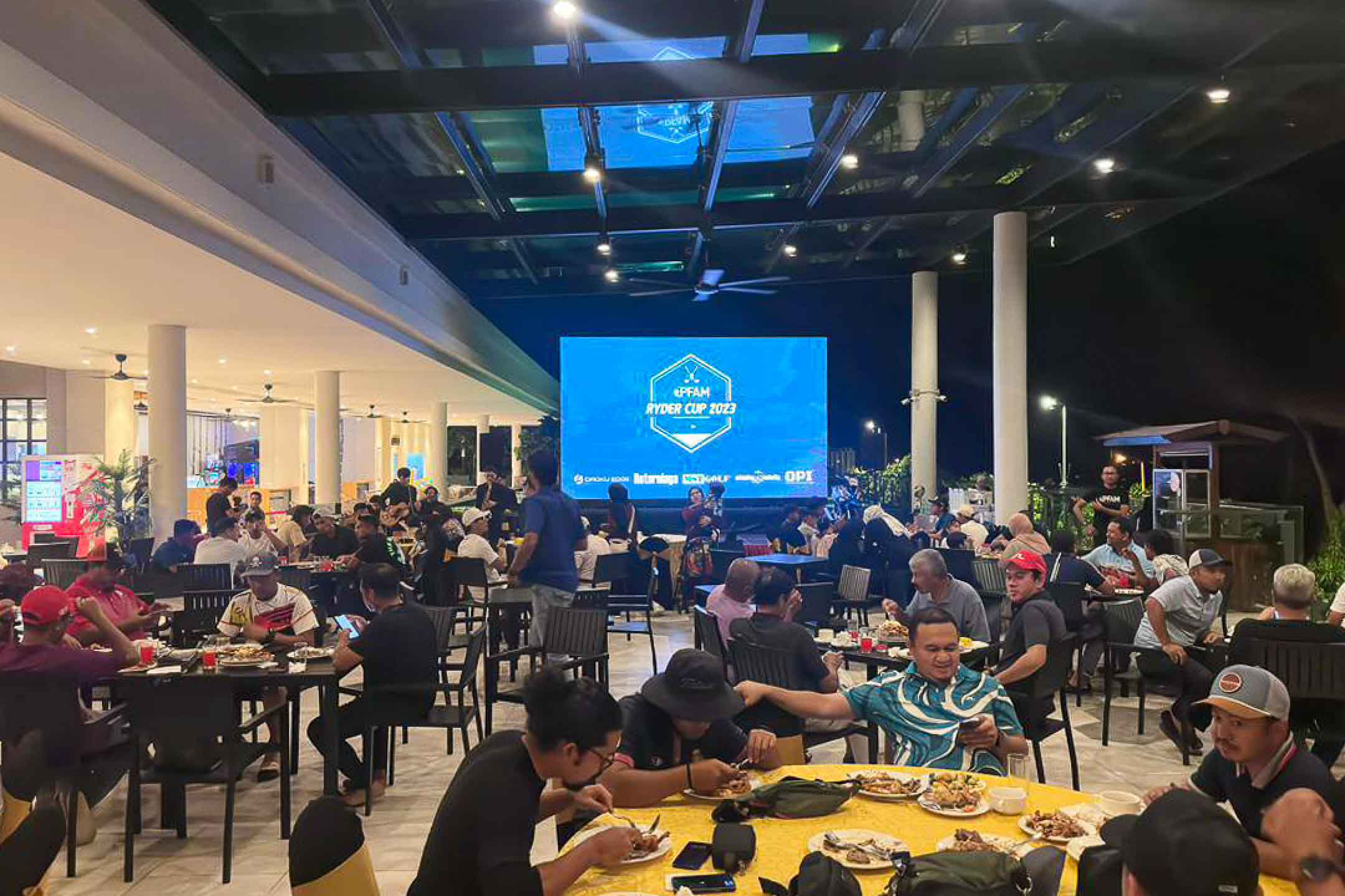 Rental Indoor LED Screen for PFAM Ryder Cup 2023 at Amverton Cove Golf & Island Resort