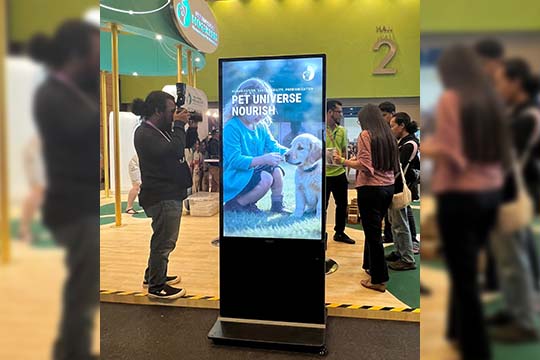 Rental Digital Standee for Pet Universe Sdn Bhd at Pet Expo Malaysia, Mid Valley Exhibition Centre (MVEC)