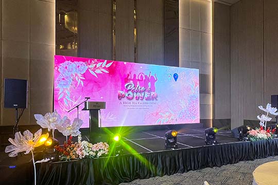 Rental Indoor LED Screen for Malaysian AIDS Foundation at Hilton Kuala Lumpur