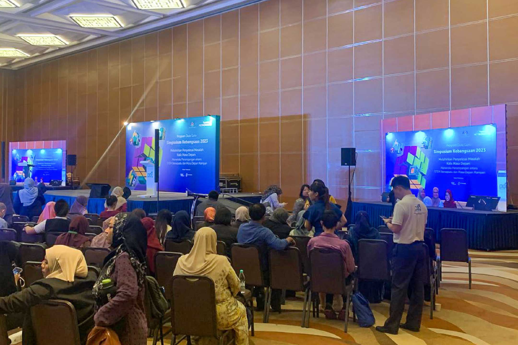 Rental Indoor LED Screen for Program Duta Guru (PDG) National Symposium 2023 at Movenpick Hotel And Convention Centre KLIA, Sepang