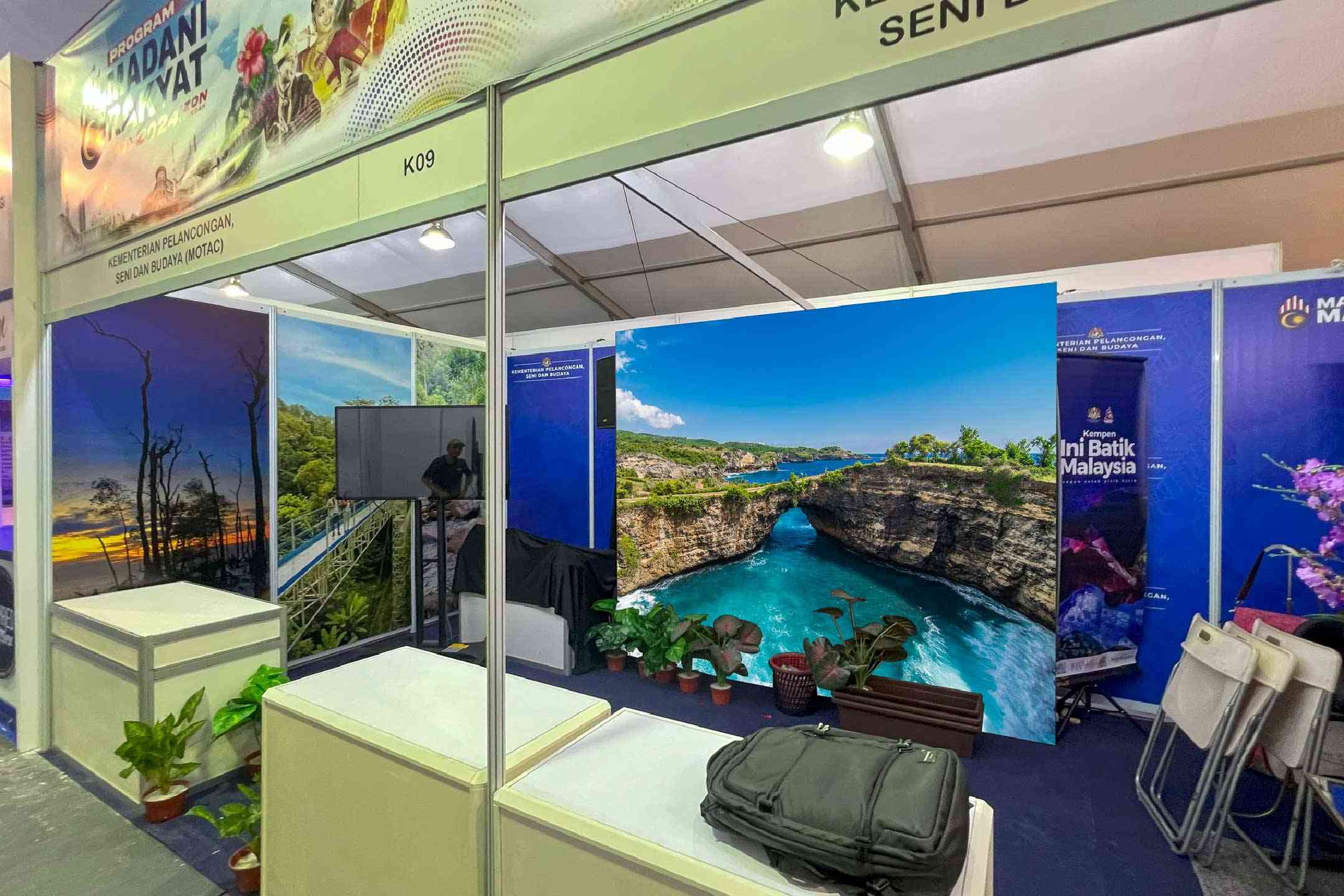 Rental Indoor LED Screen for Kementerian Pelancongan, Seni dan Budaya (MOTAC) at Kuala Selangor Sports Complex