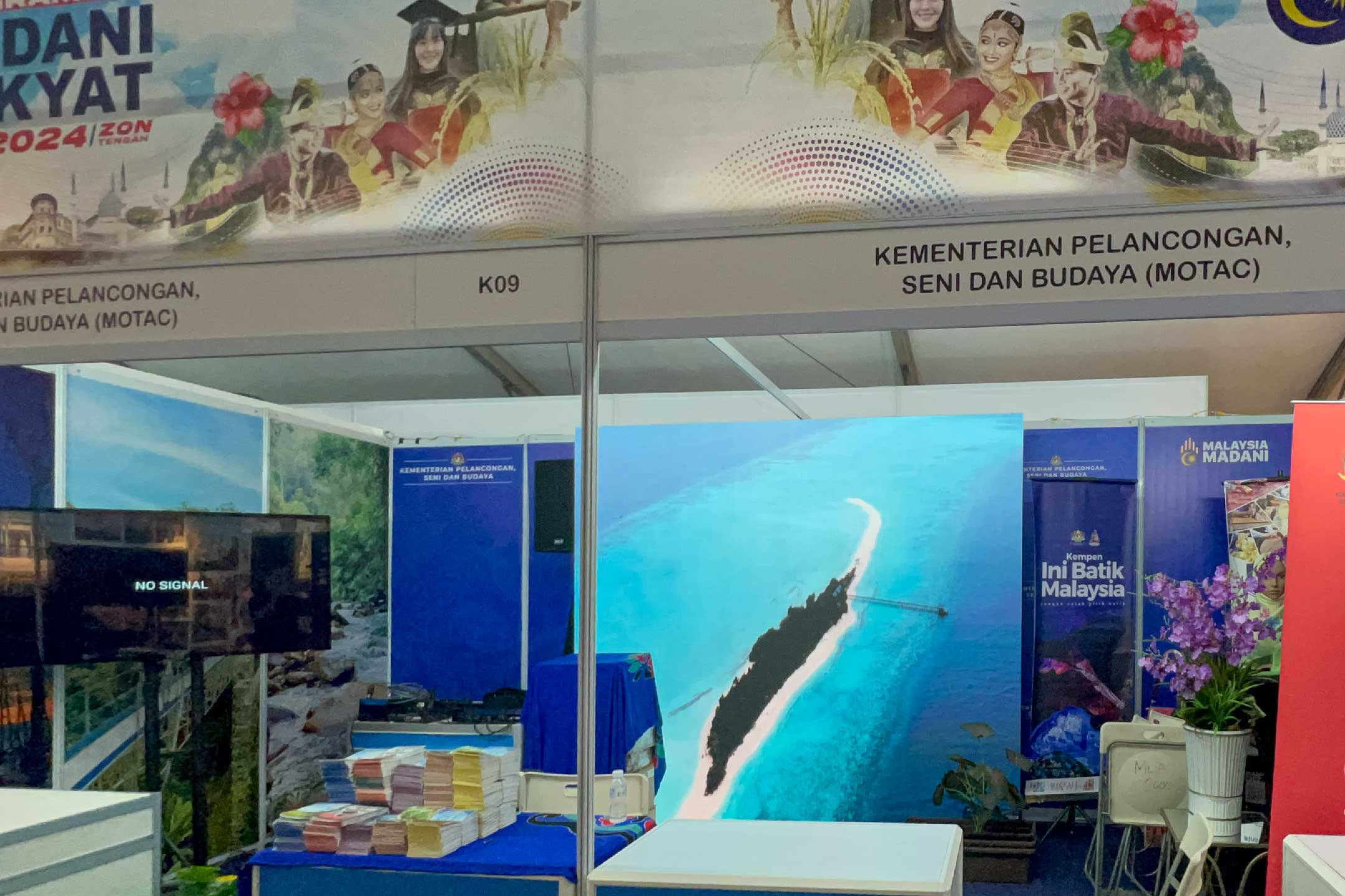 Rental Indoor LED Screen for Kementerian Pelancongan, Seni dan Budaya (MOTAC) at Kuala Selangor Sports Complex