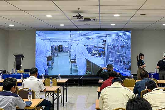 Rental Indoor LED Screen for SMC Automation (Malaysia) Sdn Bhd for the SMC Energy Saving Seminar at Subang Jaya, Selangor