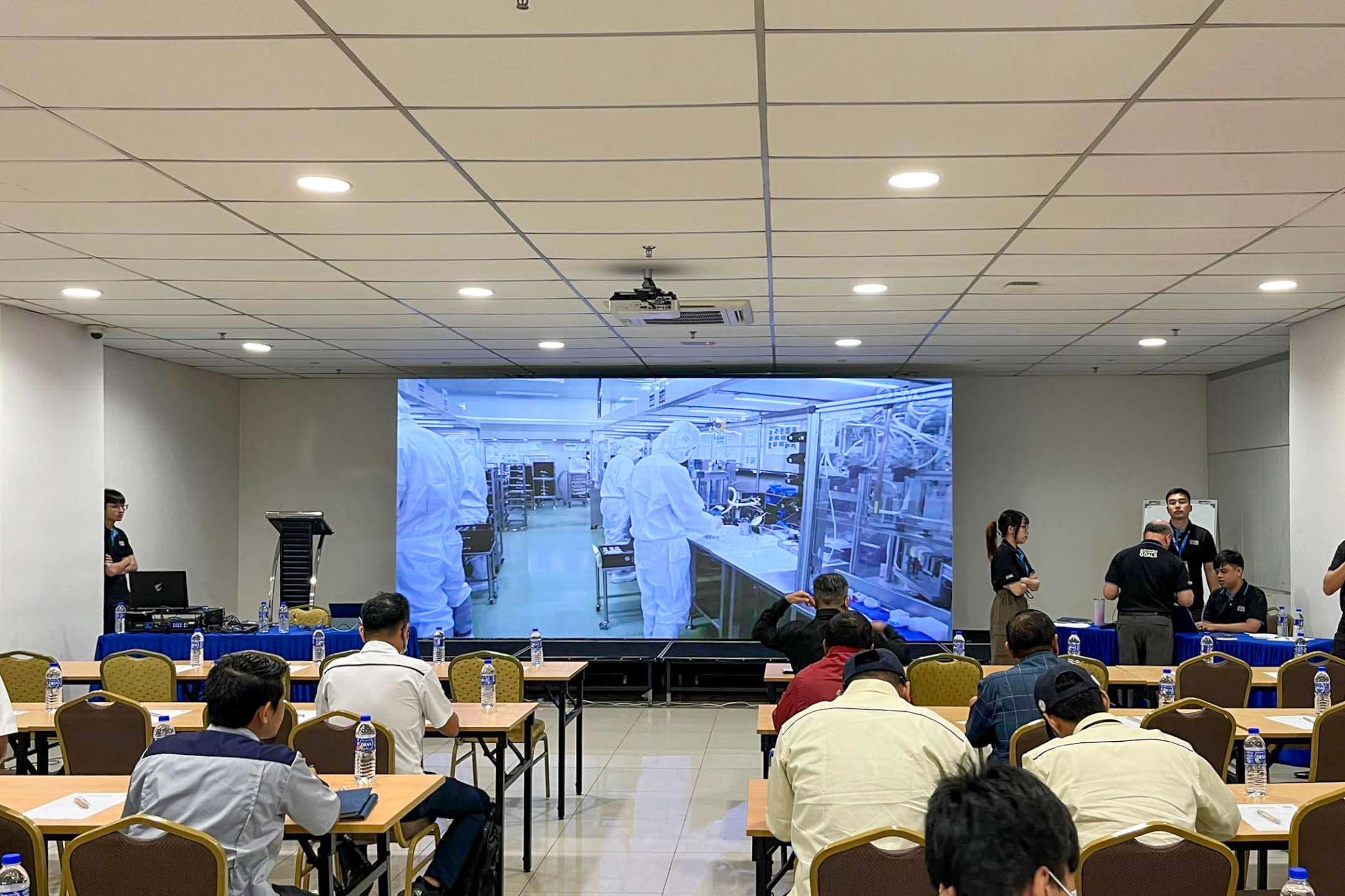 Rental Indoor LED Screen for SMC Automation (Malaysia) Sdn Bhd for the SMC Energy Saving Seminar at Subang Jaya, Selangor