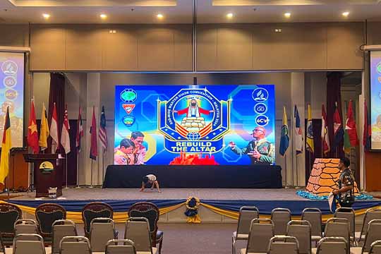 Rental Indoor LED Screen for Seventh-day Adventist Union Malaysia for the event SSD Master Guide Convention 2024 at Port Dickson Methodist Centre (PDMC)