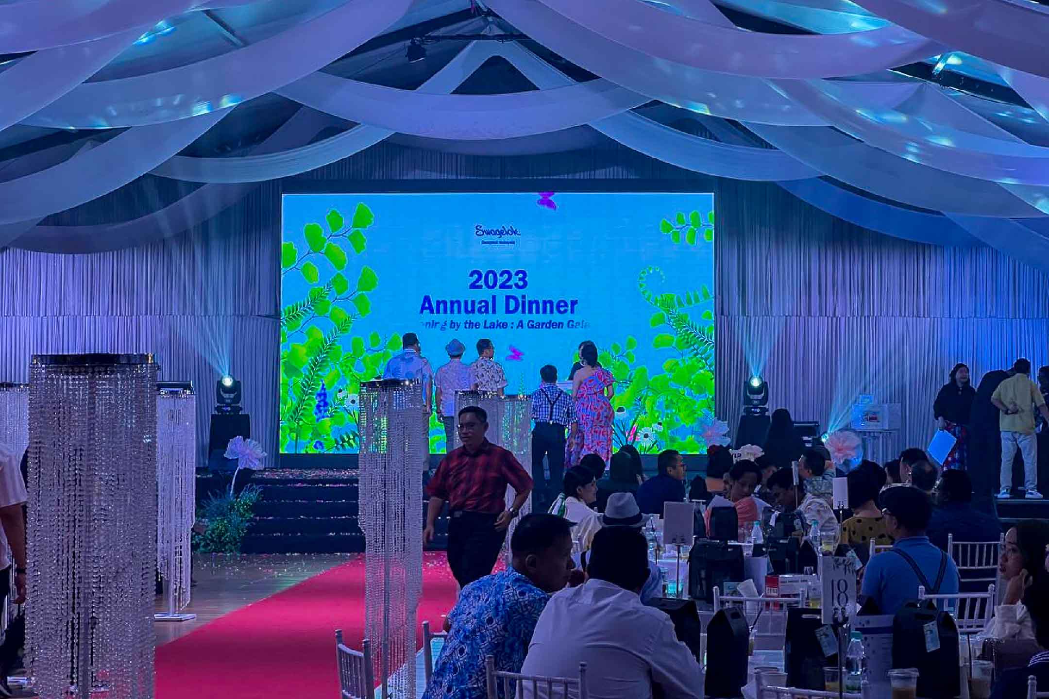 Rental Indoor LED Screen for Swagelok Annual Dinner 2023 at The Hub @ A-Park, Puchong