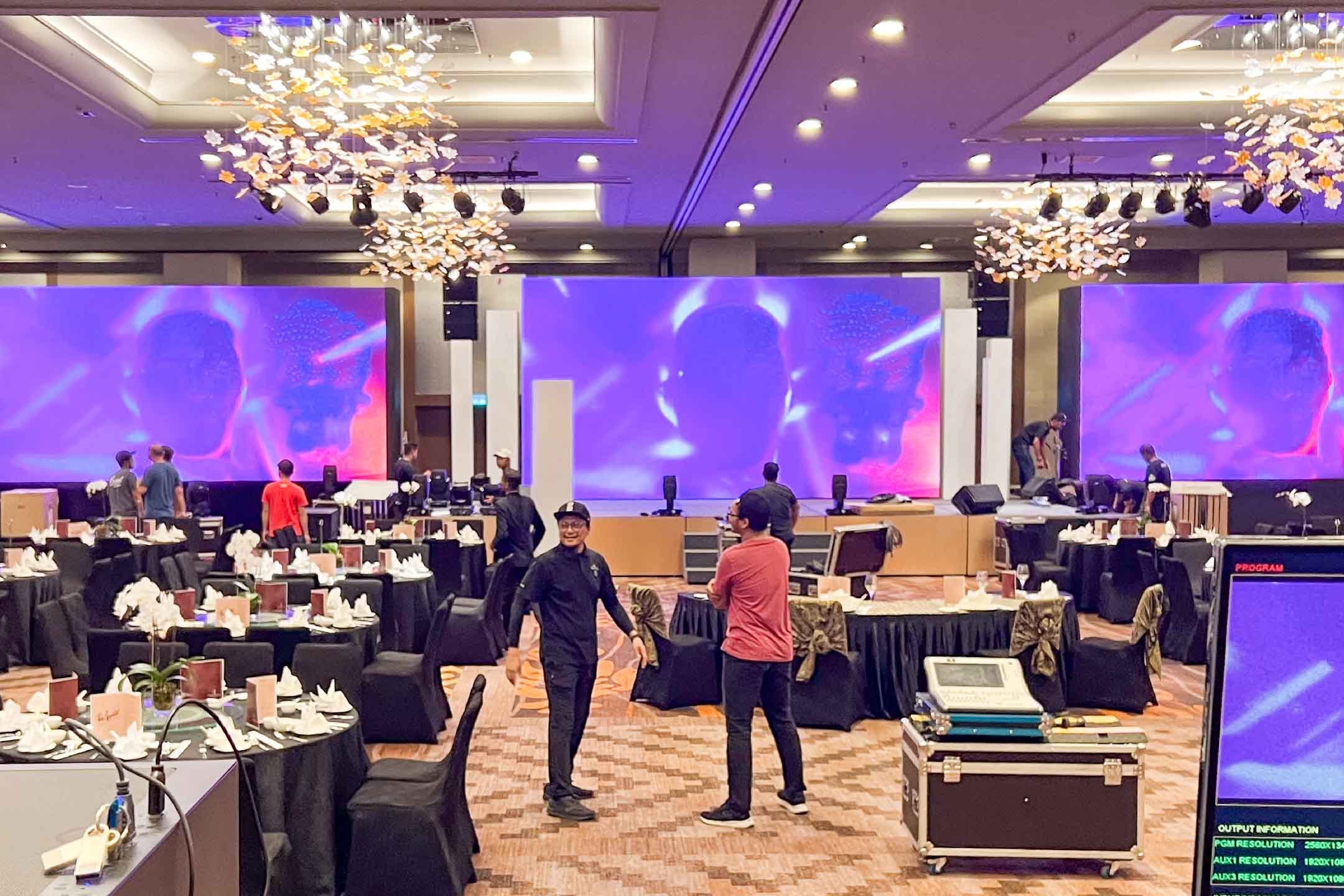 Rental Indoor LED Screen for Takaful Ikhlas Family Award at Sama-Sama Hotel, KLIA, Kuala Lumpur