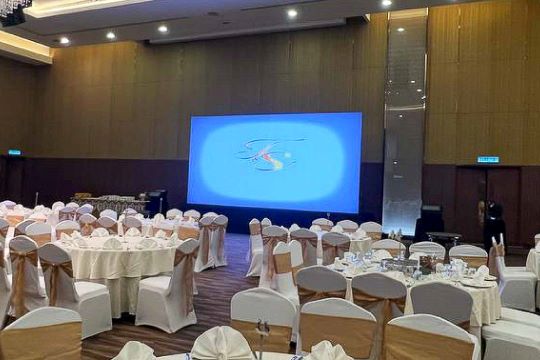 Rental Indoor LED Screen for Wedding Event at Sime Darby Convention Centre